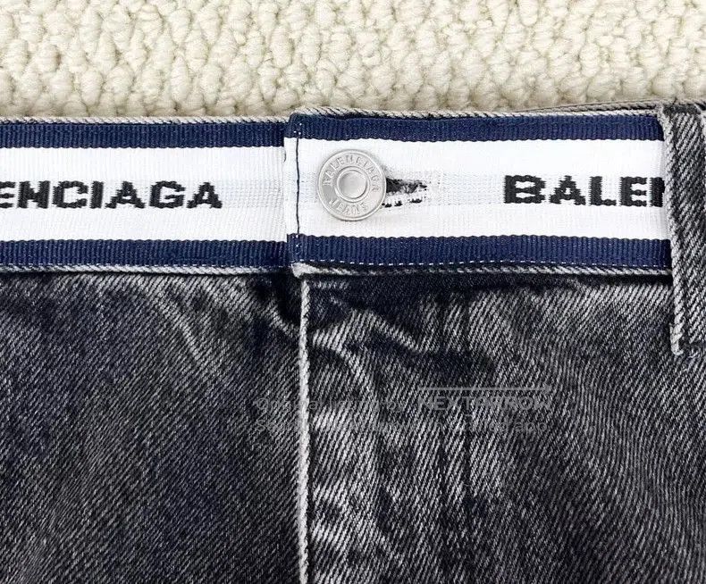 Balenciaga Balenciaga Double Waistband Logo Jeans. Size US 28 / EU 44 - 5 Thumbnail
