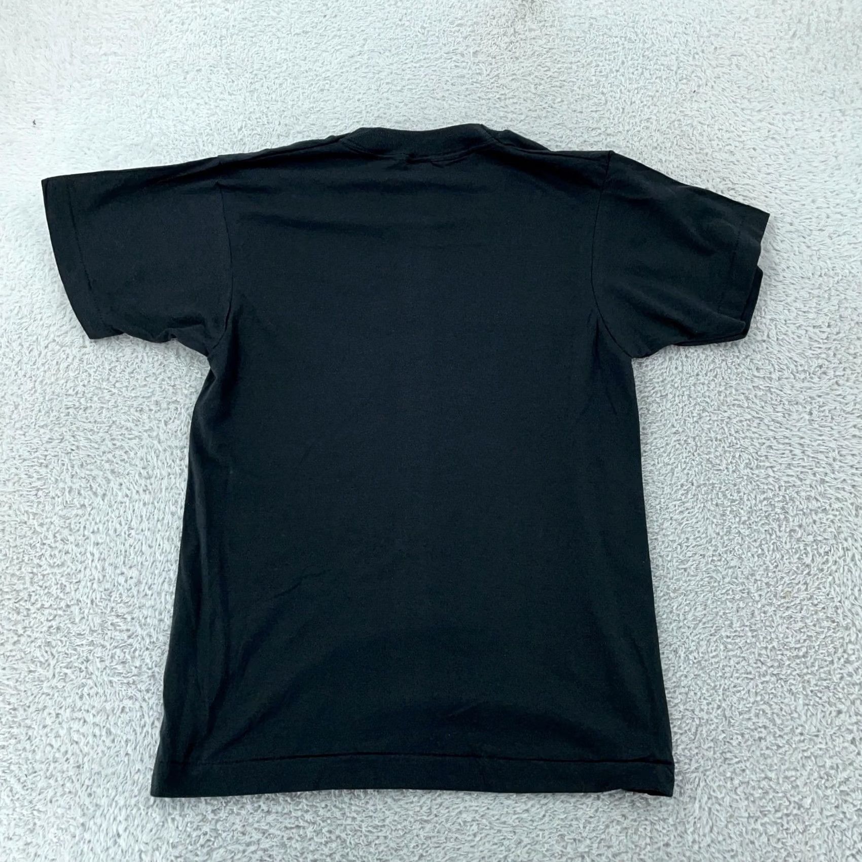Vintage VINTAGE Screen Stars Blank Shirt XS Black Single Stitch Made in USA Tee 80s NOS Shirt Men XS Black Teen? Size US XS / EU 42 / 0 - 4 Thumbnail
