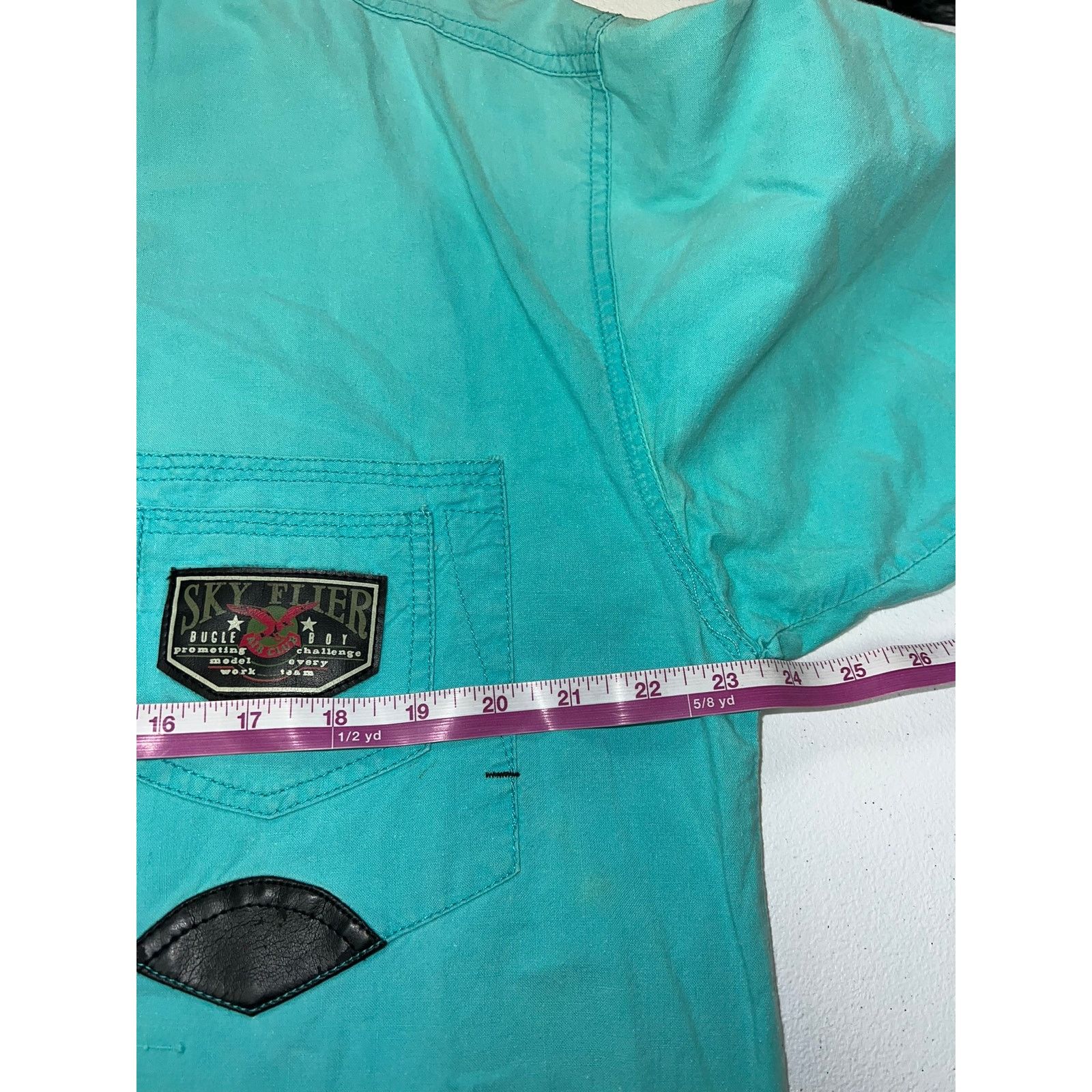 Bugle Boy Bugle Boy CL-950 Uniform Button Down Sky Flier Shirt VTG XL Size US XL / EU 56 / 4 - 11 Thumbnail