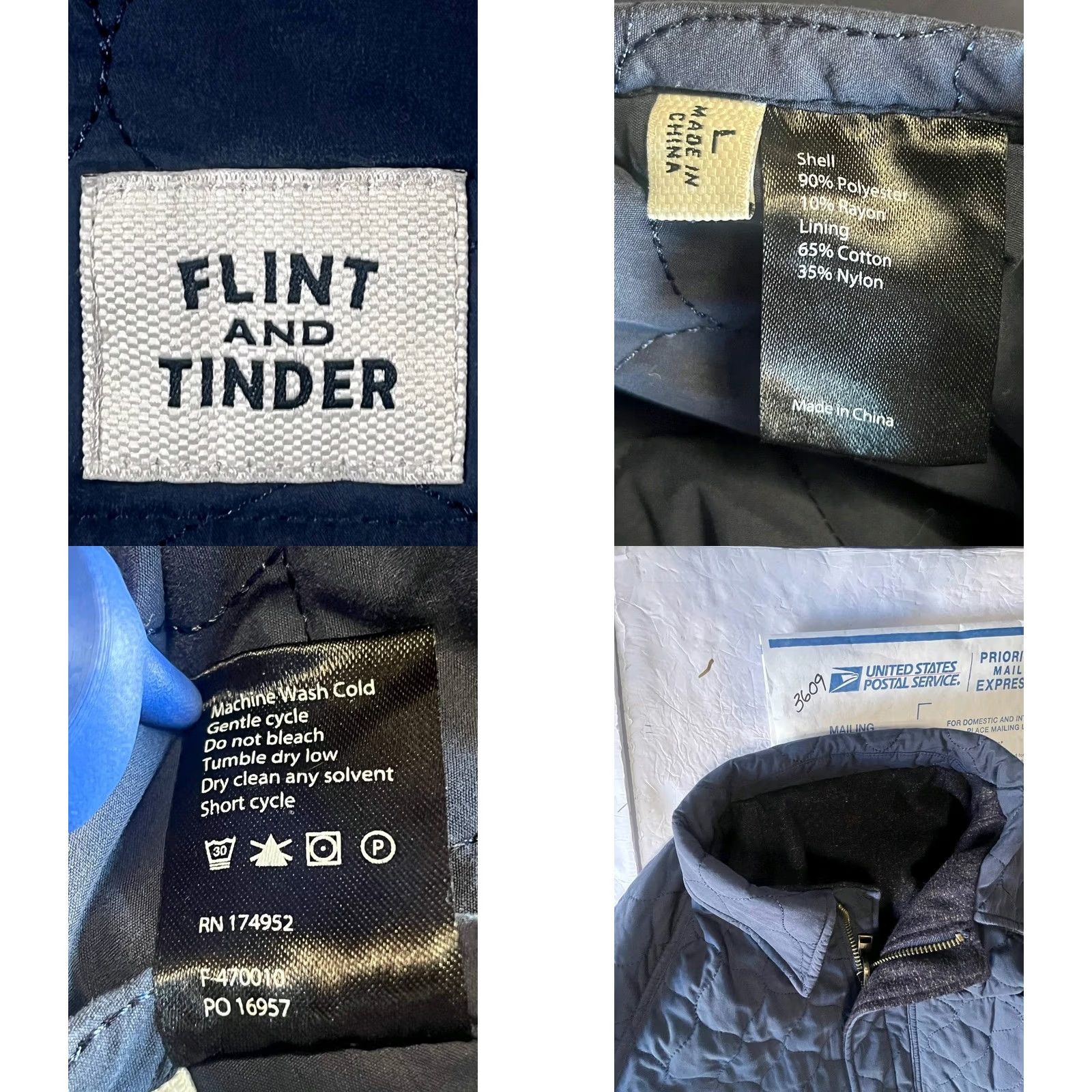 Flint And Tinder Flint And Tinder Jacket Camp Coat Reversible L Men's Multicolor Zip Quilted Size US L / EU 52-54 / 3 - 8 Thumbnail