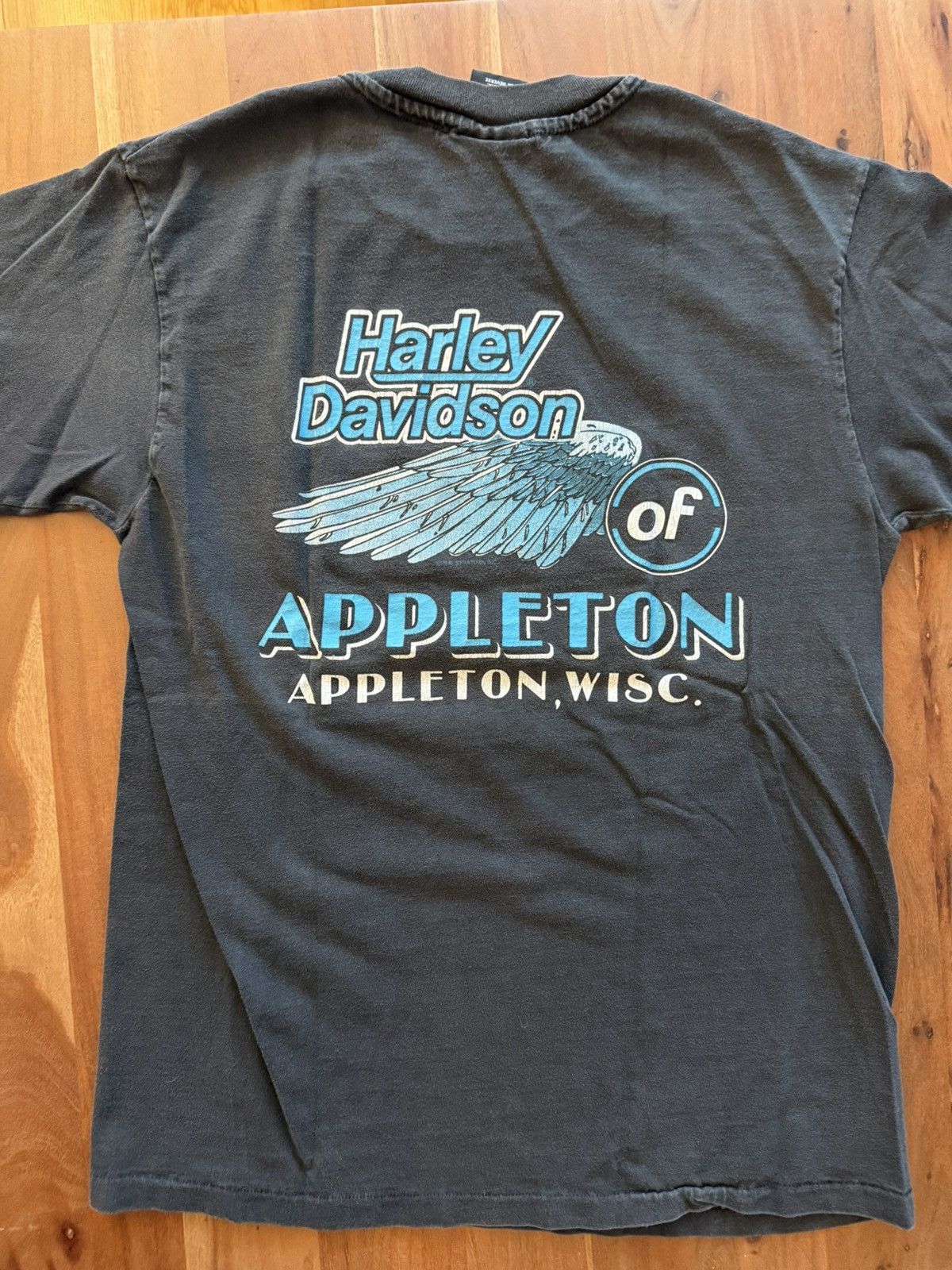 Vintage VINTAGE HARLEY DAVIDSON TEE (M) Size US M / EU 48-50 / 2 - 2 Thumbnail