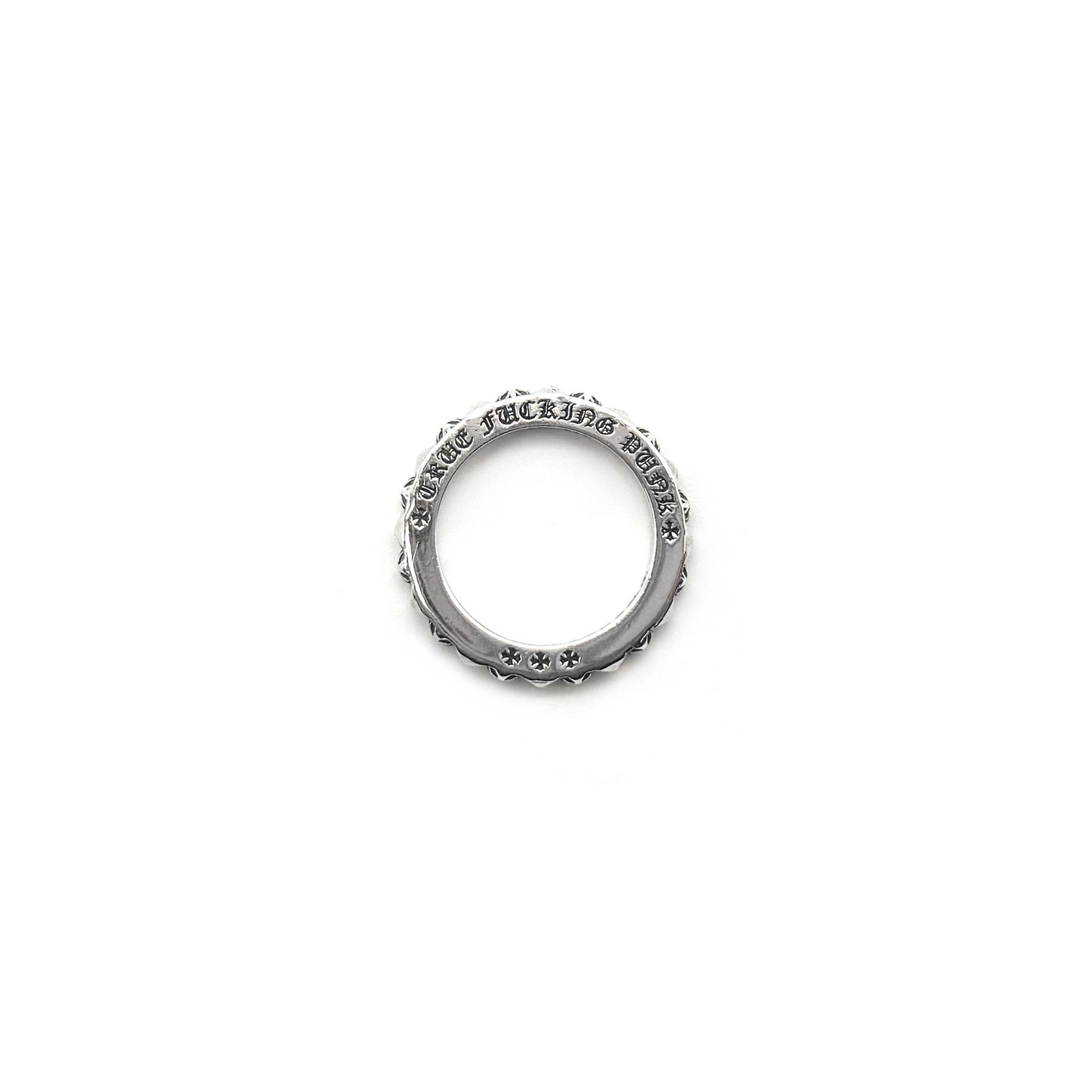 Chrome Hearts Chrome Hearts TFP Cross Silver Band Ring Size ONE SIZE - 2 Thumbnail