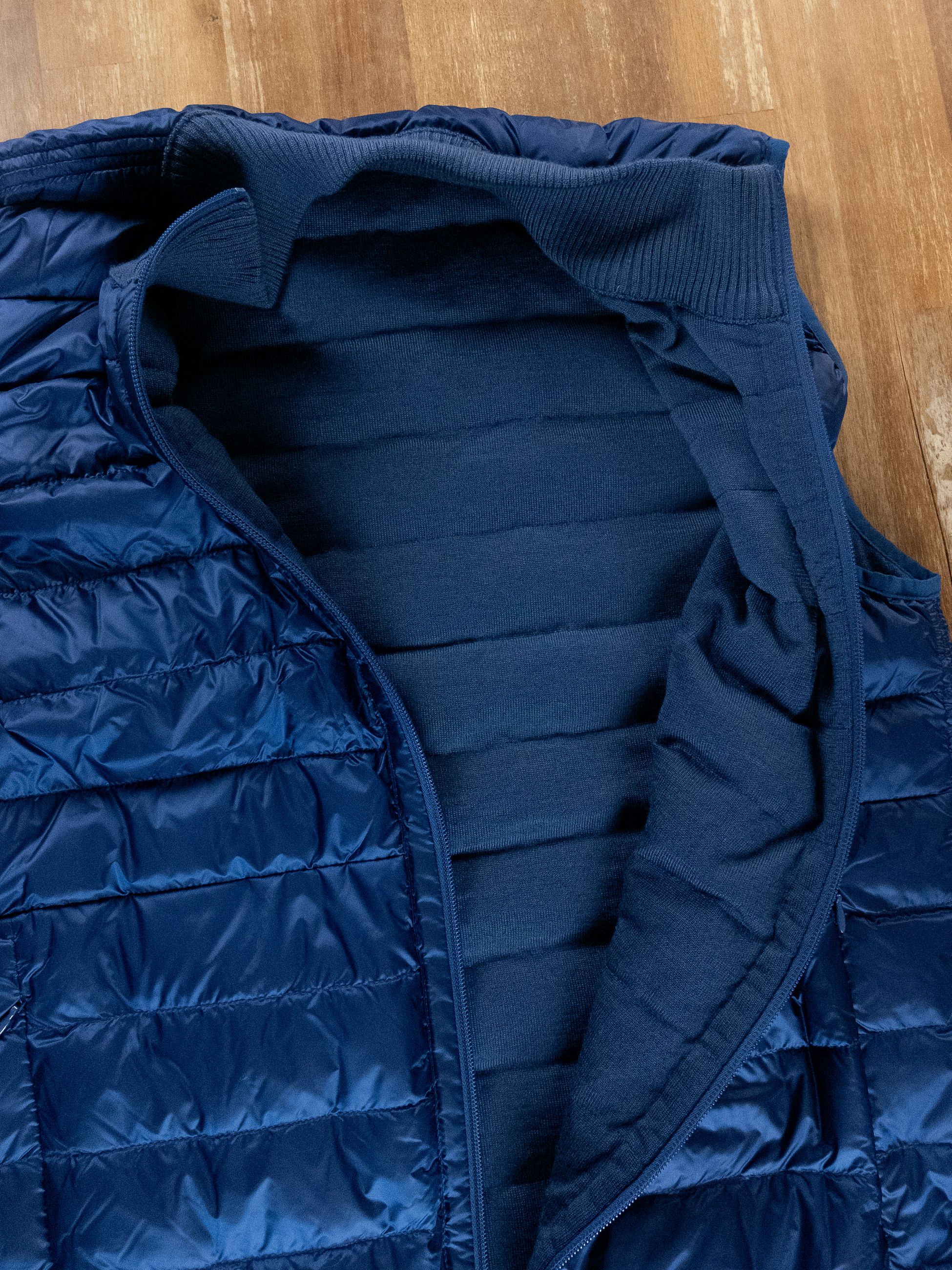 Other FALCONERI blue reversible cashmere & nylon vest Medium Size US M / EU 48-50 / 2 - 4 Thumbnail