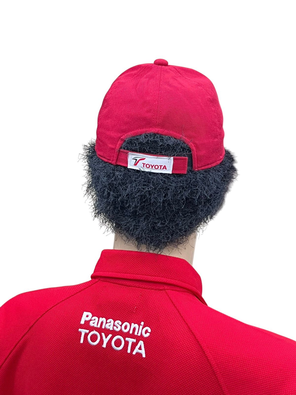 Formula 1 90’s TOYOTA F1 TEAM JAPAN Velcro Strapback Hat Made In Japan Size ONE SIZE - 3 Thumbnail