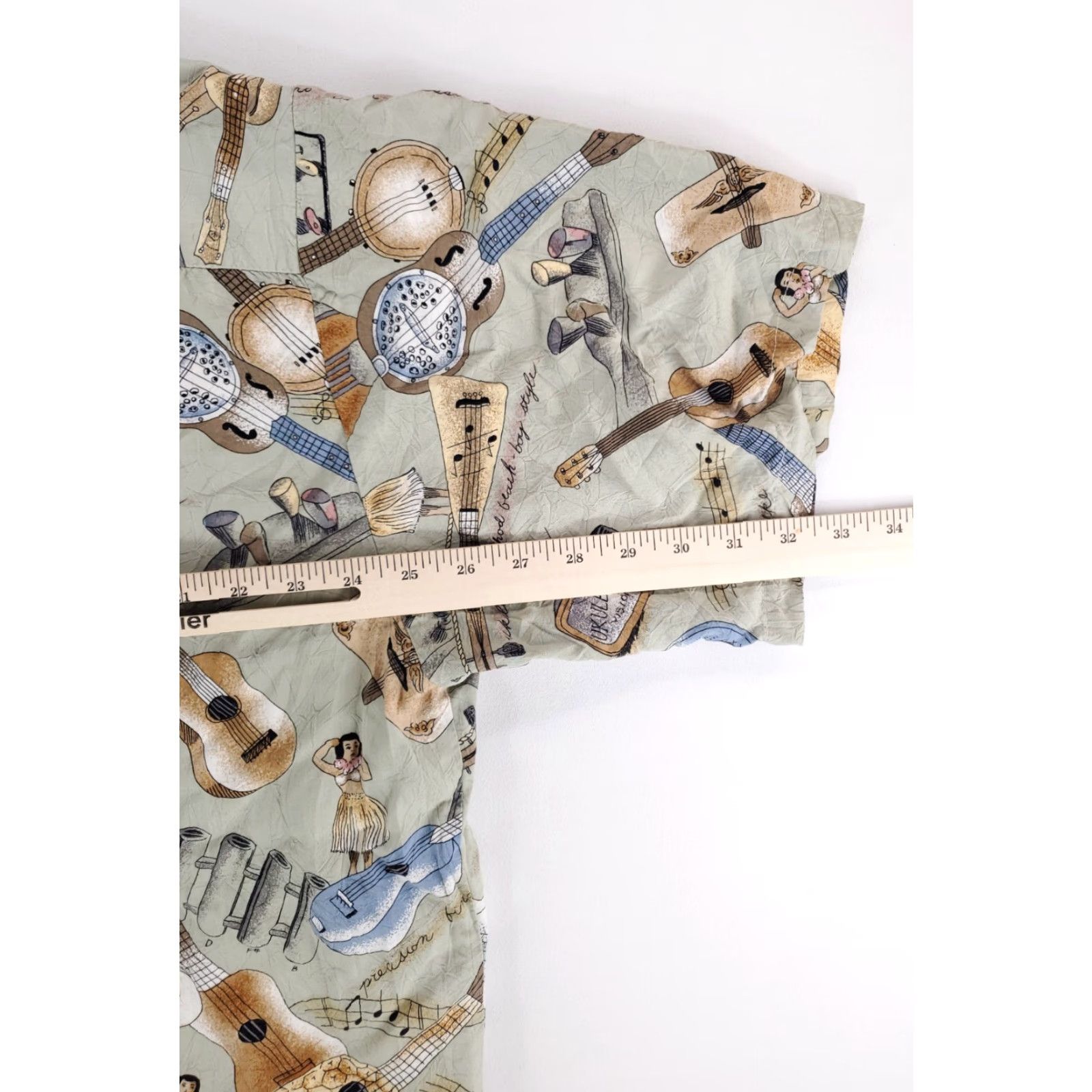 Tori Richard Tori Richard Button-Up Hawaiian Shirt Short Sleeve Made USA Ukulele Mens XXL Multicolor Hawaiian Shirt Mens 2XL Size US XXL / EU 58 / 5 - 6 Thumbnail