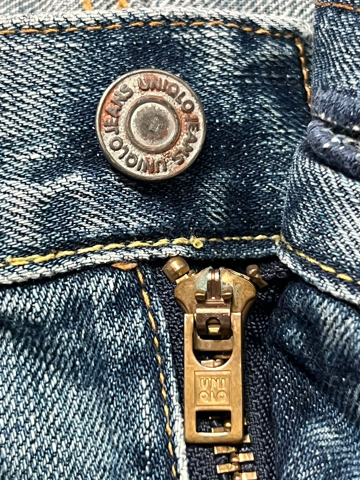 Uniqlo Bootcut Vintage Uniqlo B-002 Japan - Faded Wash Jeans Size US 32 / EU 48 - 10 Thumbnail