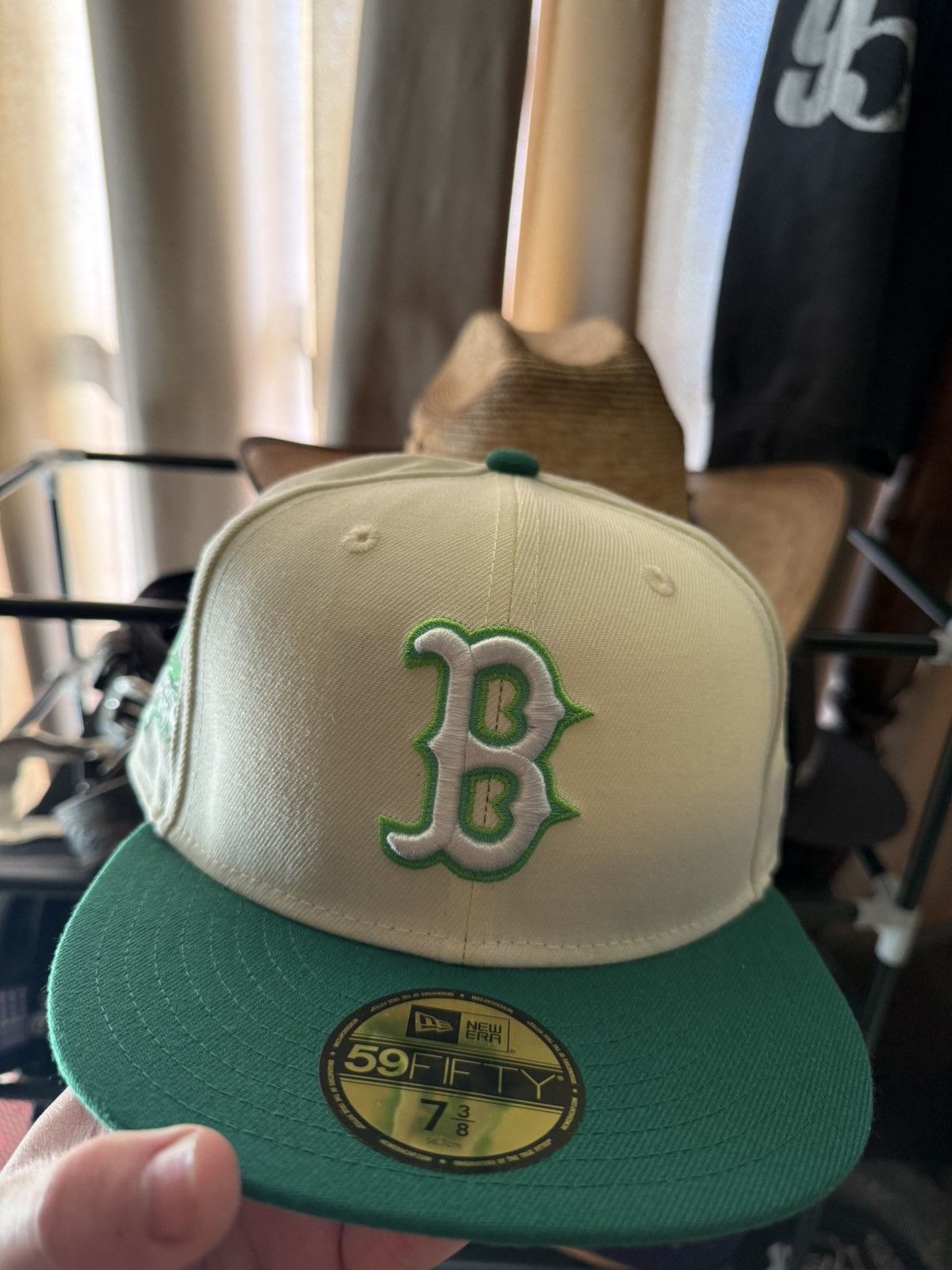 Hat Club × New Era BOSTON RED SOX HATCLUB EXCLUSIVE SIZE 7 3 8 Size ONE SIZE - 1 Thumbnail