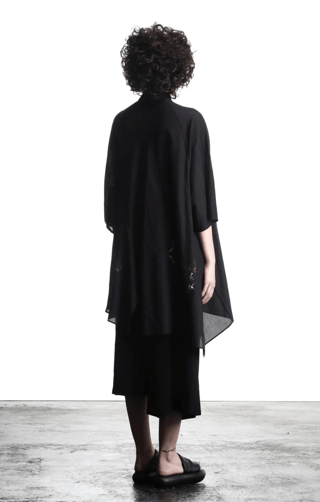 Yohji Yamamoto Yohji Yamamoto Pour Homme CELLULOSE LOAN STAND COLLAR BLOUSE Size US M / EU 48-50 / 2 - 5 Thumbnail