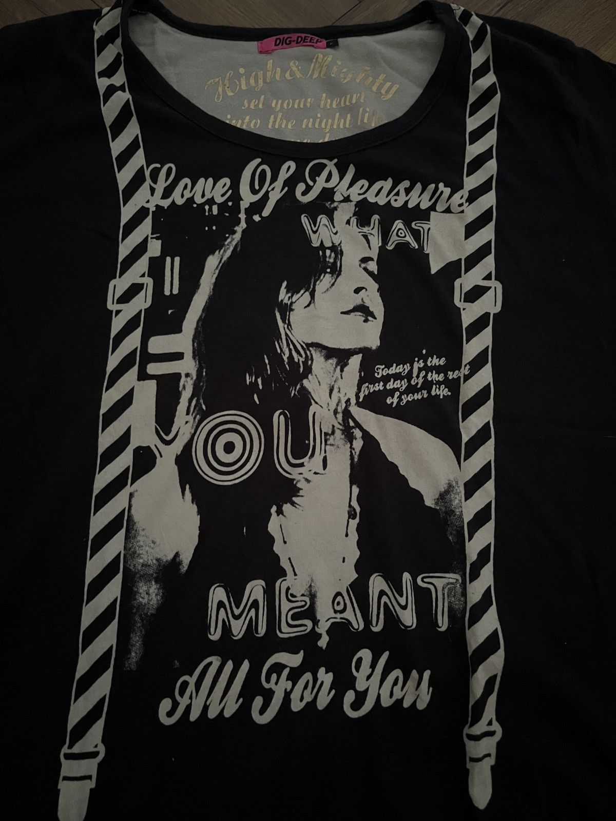 Hysteric Glamour DepDeep Archive Gothic Print T-Shirt Dark Y2K Era Size US XL / EU 56 / 4 - 4 Thumbnail
