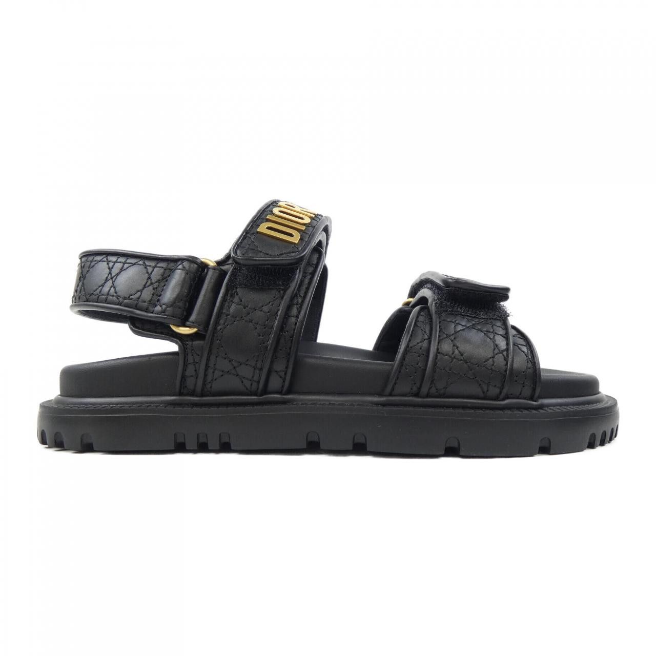 Dior Dior Christian Dior DIORACT Calfskin Sandals Leather Shoes KCO005CQC DUTY FREE for USA Size ONE SIZE - 1 Thumbnail