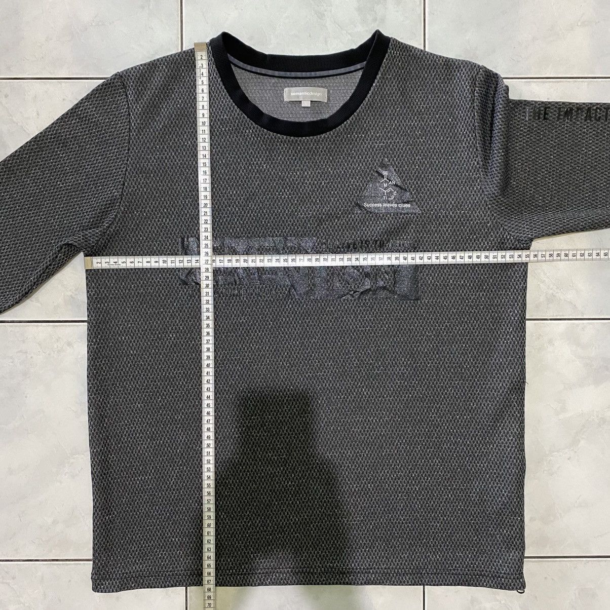 semanticdesign Semantic Design Exertion Technical Shirt Minimal Techwear Size US L / EU 52-54 / 3 - 18 Thumbnail