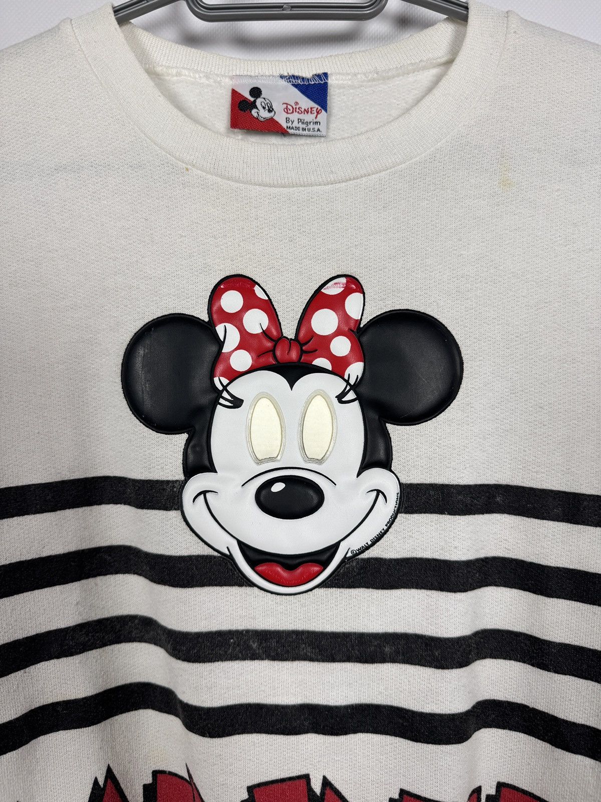 Disney Vintage 90s Minnie Mouse Flip Eyes Sweatshirt Disney Size S Size US S / EU 44-46 / 1 - 6 Thumbnail