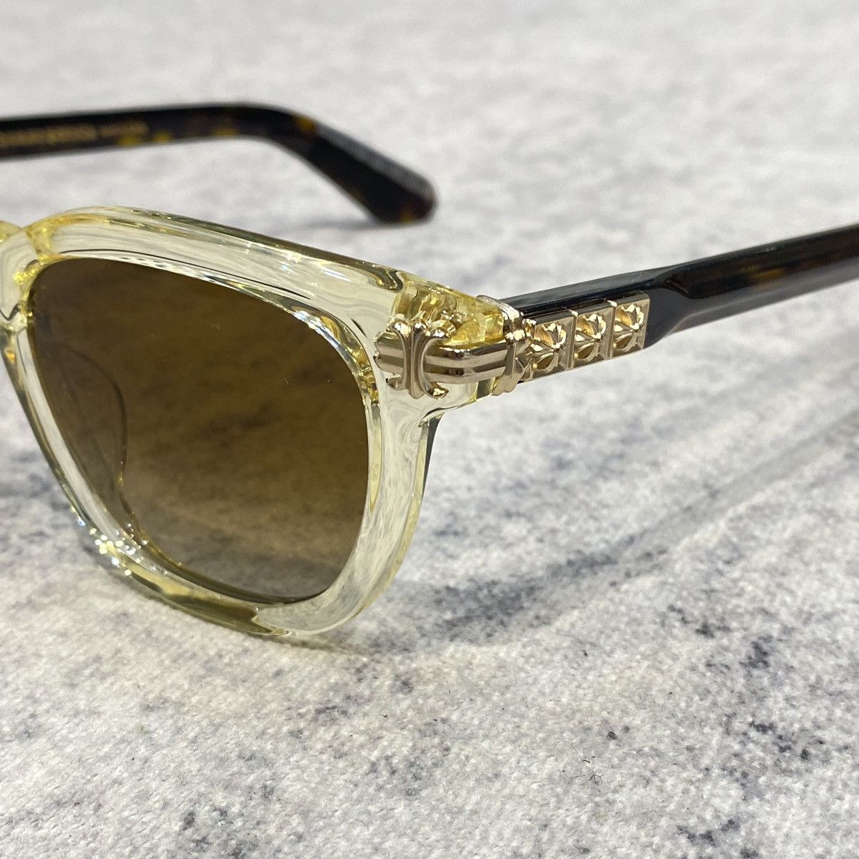 Chrome Hearts CHROME HEARTS SMOKE SHOW Pale Ale-Dark Tortoise-Sun Size ONE SIZE - 2 Thumbnail