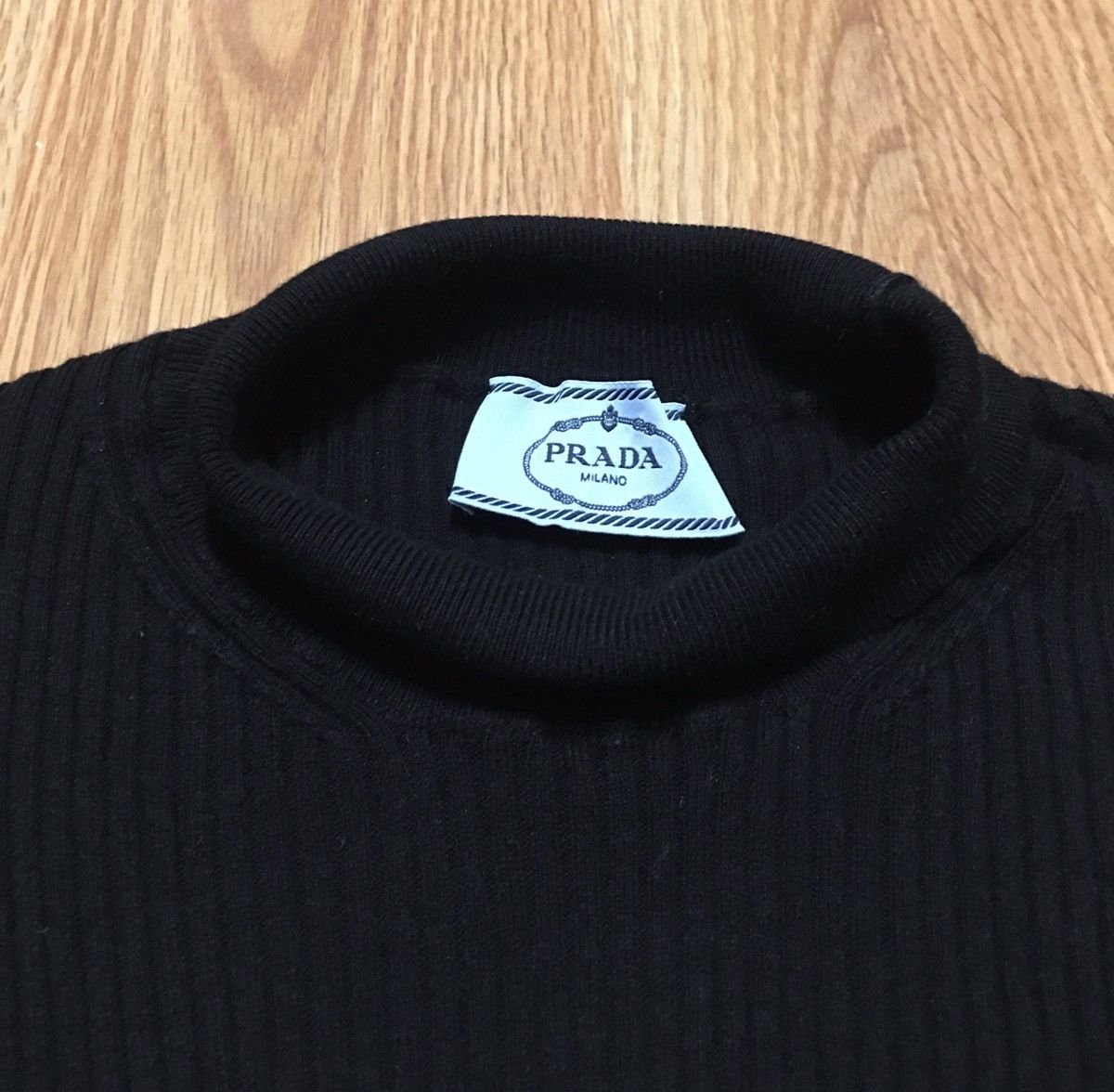 Prada PRADA Black Cotton Light Jumper Sweater Size EU 40 Size S / US 4 / IT 40 - 7 Thumbnail
