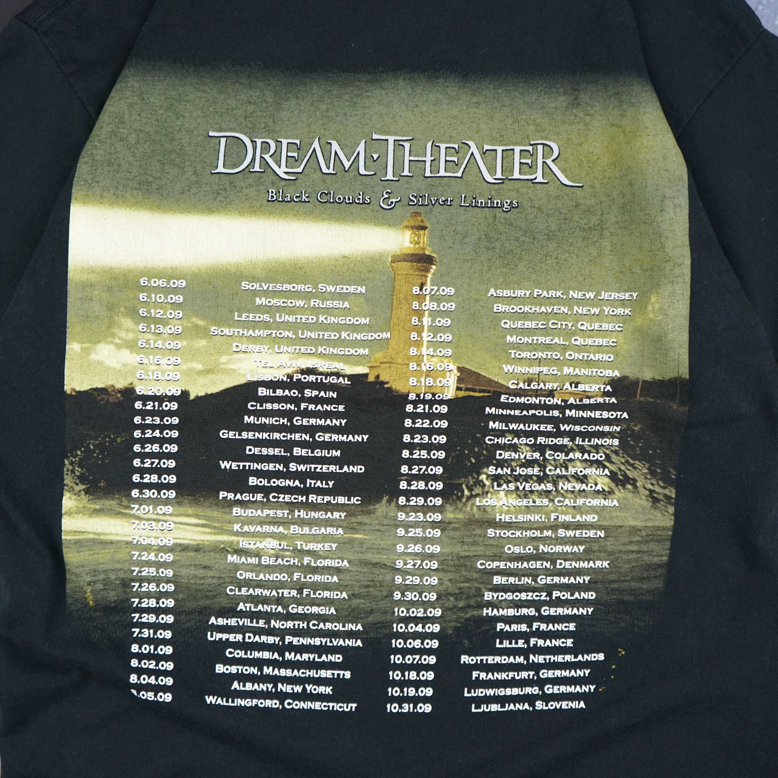 Band Tees × Vintage Vintage 2009 Dream Theater Tour T-Shirt Size US M / EU 48-50 / 2 - 5 Thumbnail