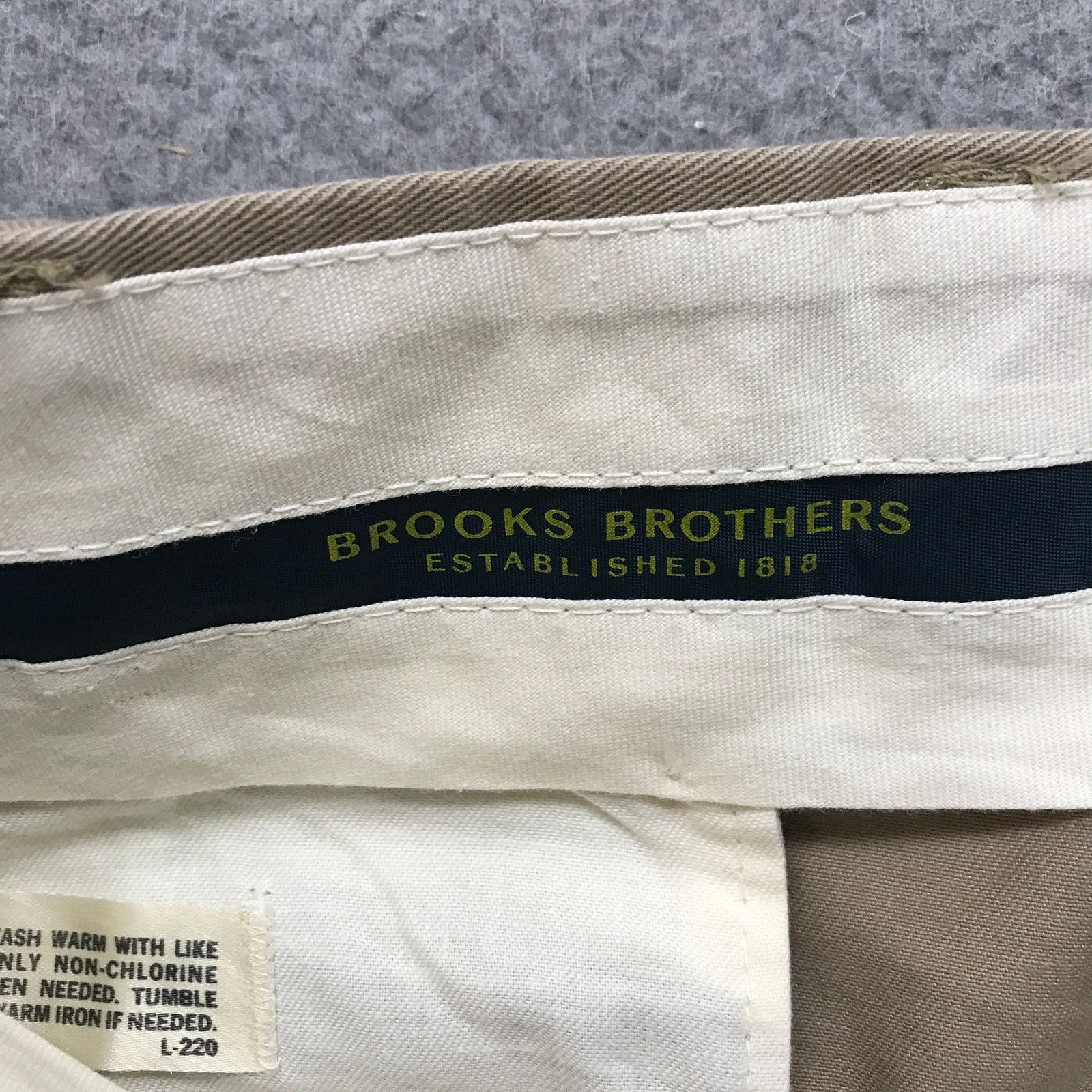 Brooks Brothers Vintage Brooks Brothers Twill Khaki Dress Pants Mens 36x28 Size US 36 / EU 52 - 4 Thumbnail