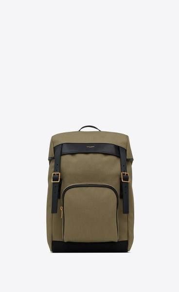 Saint Laurent Paris o1s1wg110525 Size: OS / City Flap Васкрасk And Nylon Size ONE SIZE - 3 Thumbnail