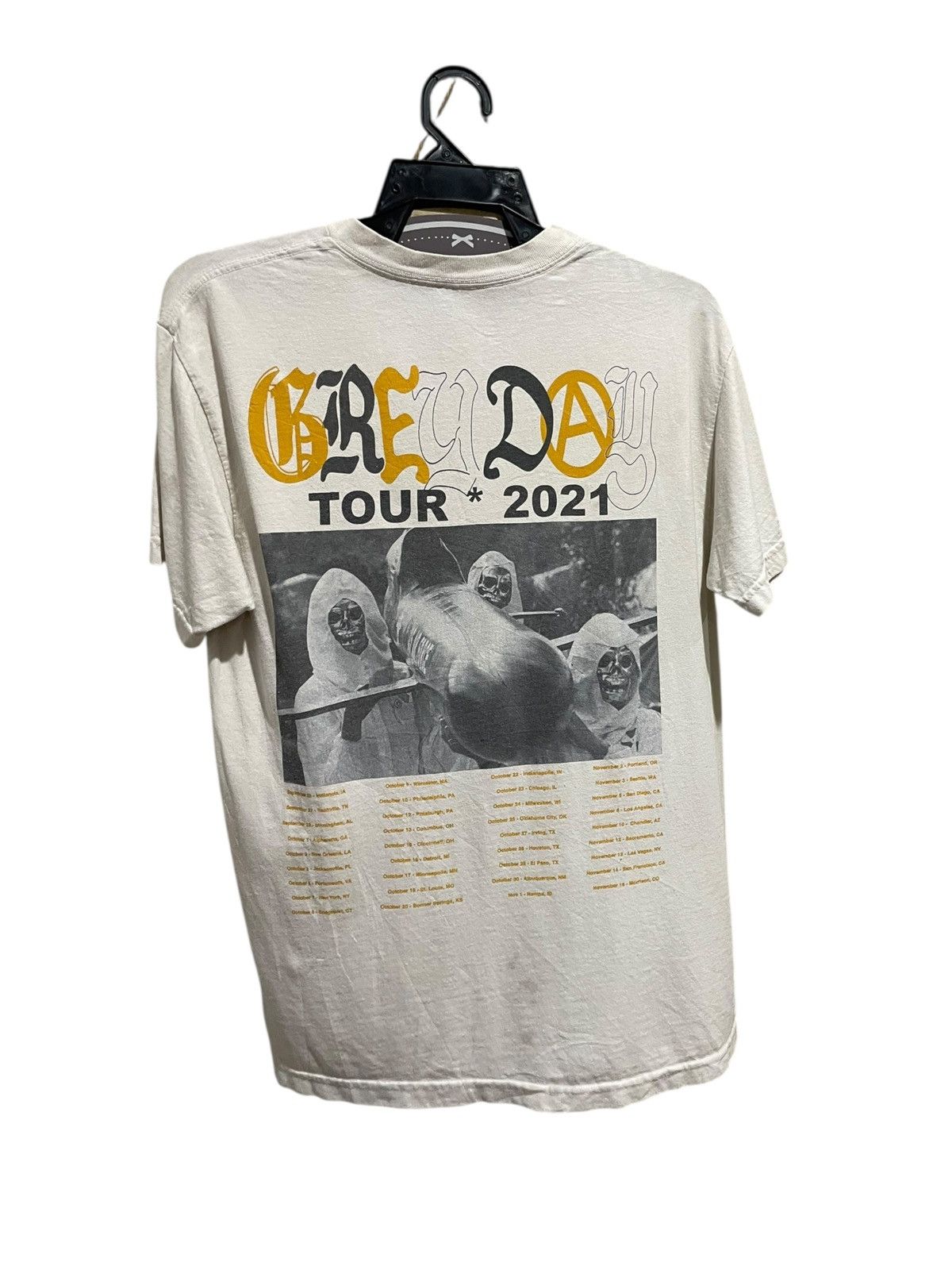 Fuck The Population × G59 Records Grey Day Tour Vintage Distressed Shirts Size US M / EU 48-50 / 2 - 3 Thumbnail