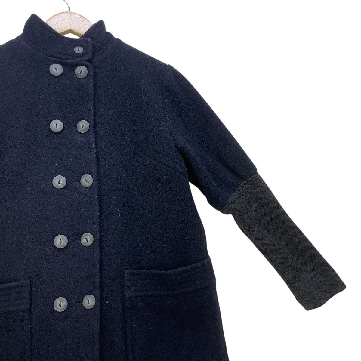 Japanese Brand 🔥 Nadell Double Side Button Stand Up Collar Wool Jacket Size M / US 6-8 / IT 42-44 - 7 Thumbnail