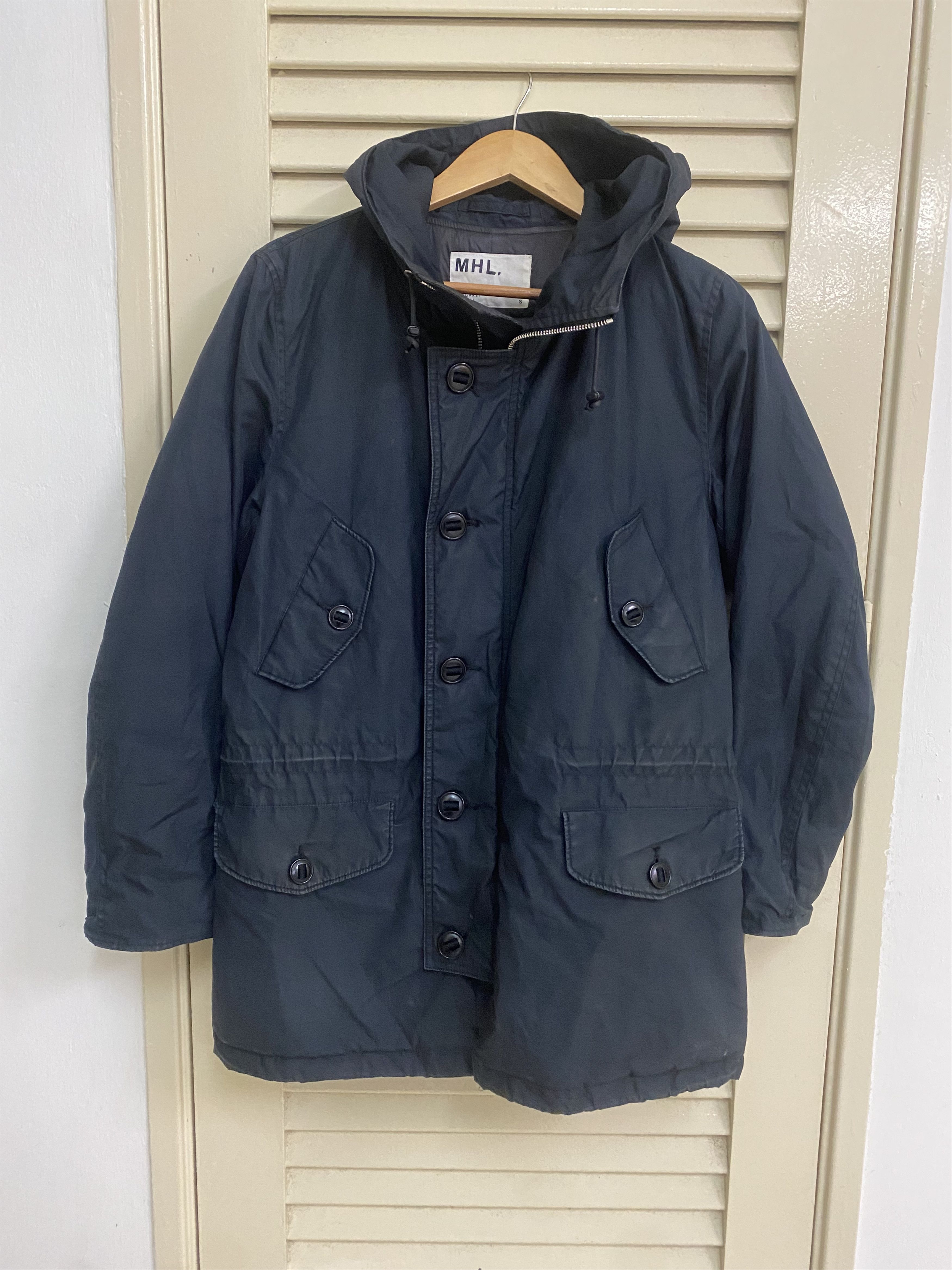 Margaret Howell Sun Faded Margaret Howell Fishtail Parka Hooded Size US S / EU 44-46 / 1 - 1 Thumbnail