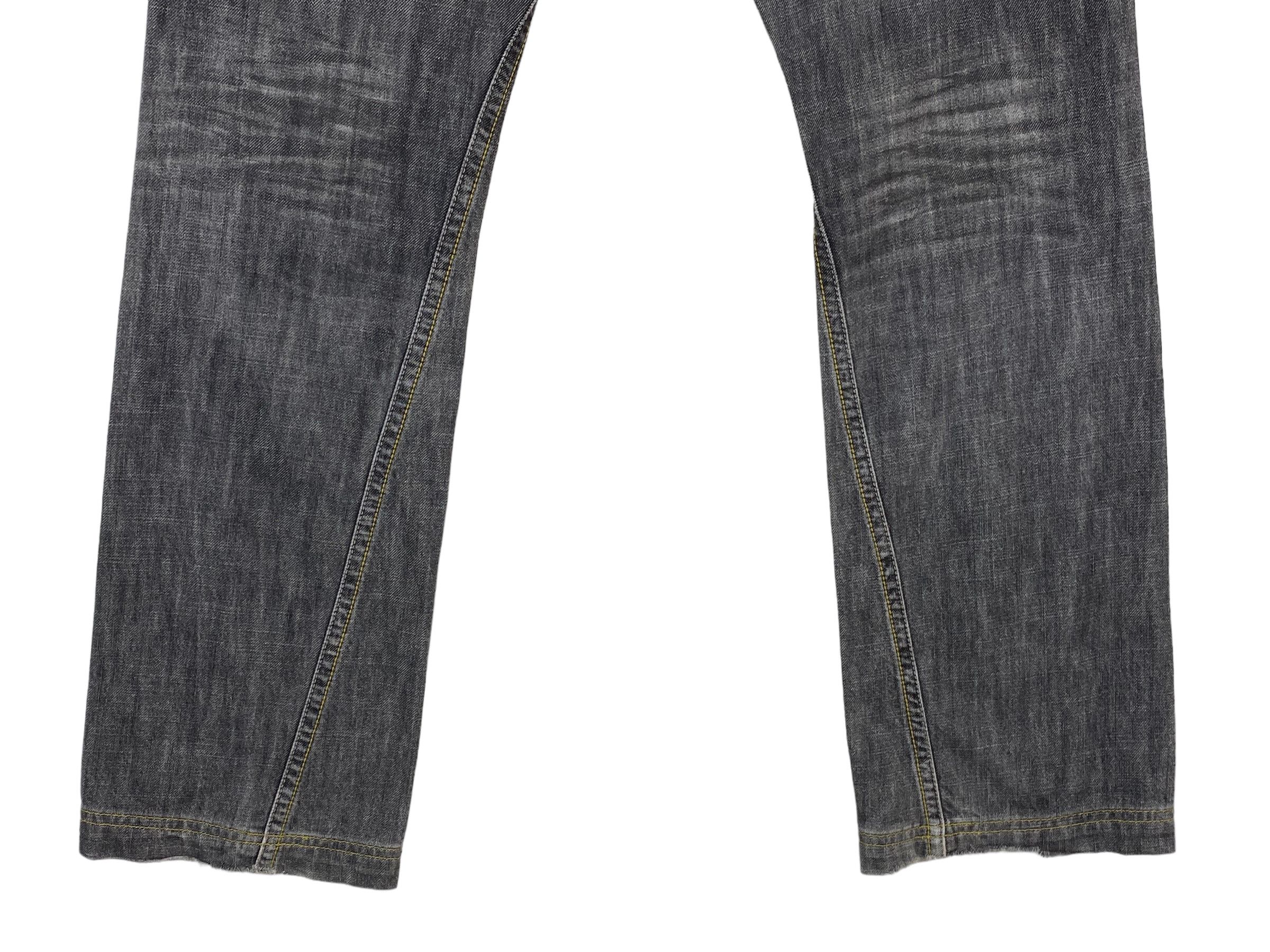 Japanese Brand Comme Ca Du Mode Jeans Twisted Seam Flare Jeans Size 34" / US 12 / IT 48 - 8 Thumbnail