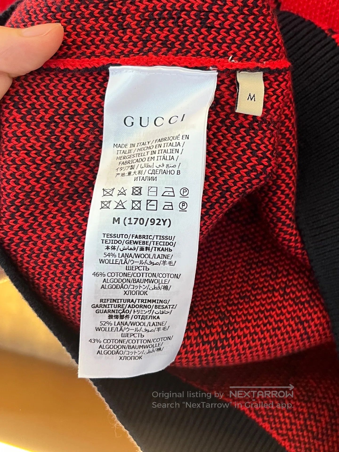 Gucci Guicci All-over Printed Knit Short Sleeve| Size M / US 6-8 / IT 42-44 - 4 Thumbnail