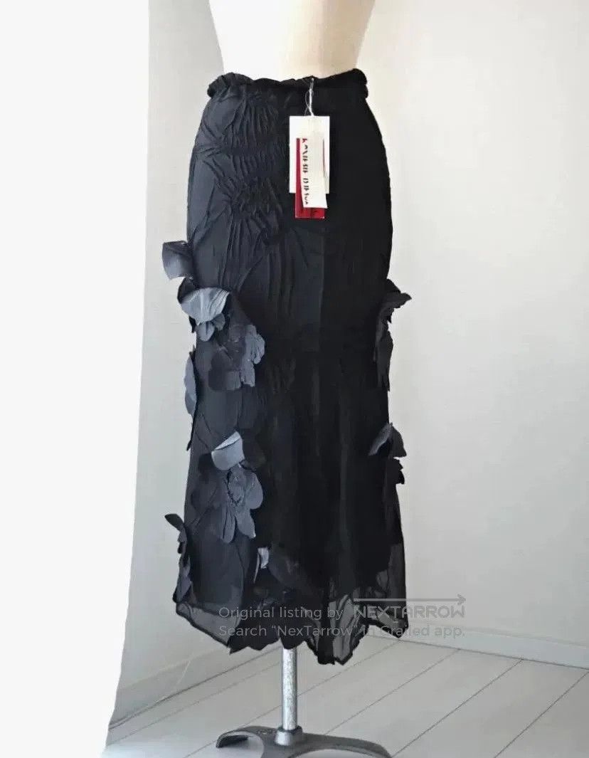 Other YOSHIKI HISHINUMA Black Floral Skirt. Size 35" - 7 Thumbnail