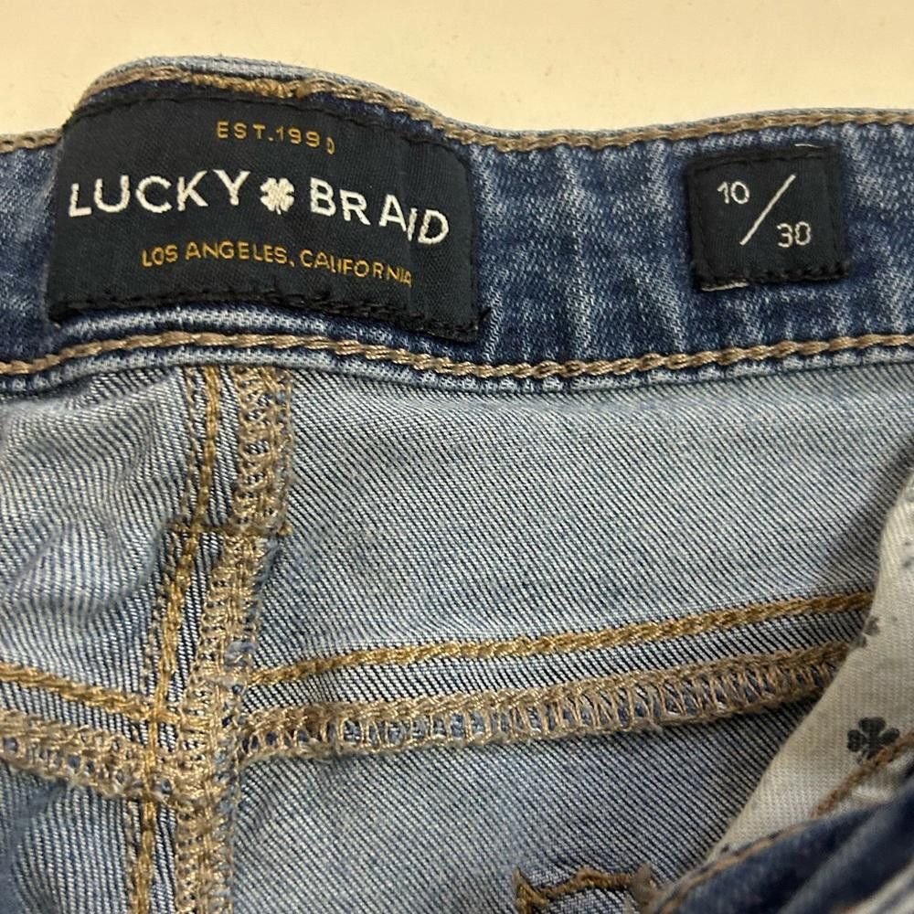 Lucky Brand Lucky Brand l Ava Mid Rise Skinny Distressed Jeans Size 10 Size 32" / US 10 / IT 46 - 8 Thumbnail