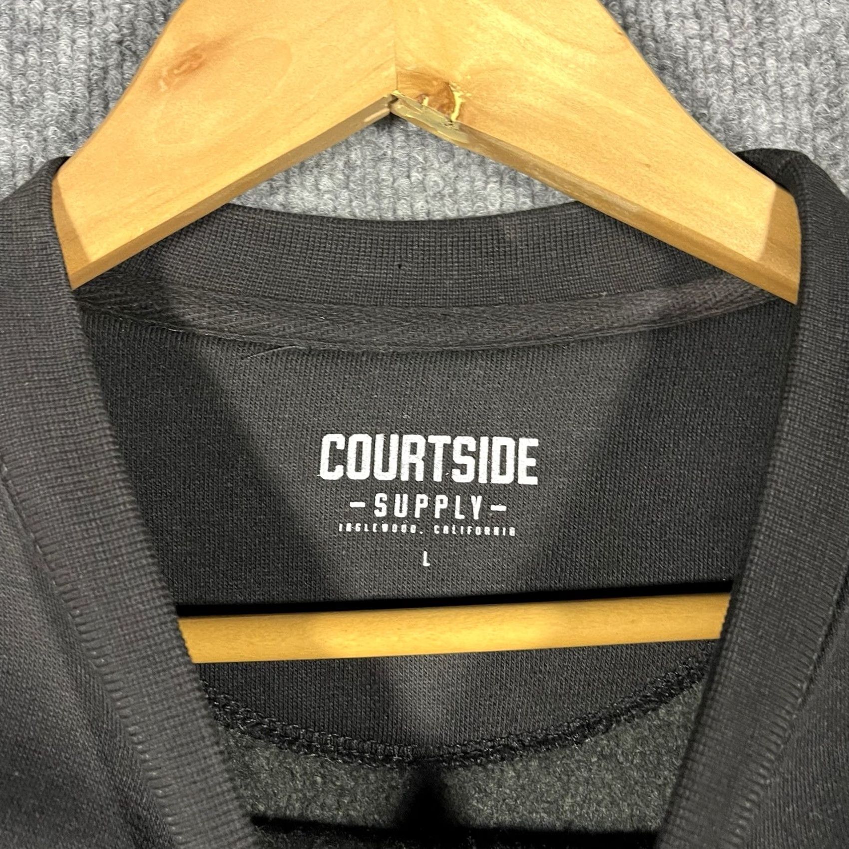 Vintage Courtside NBA Los Angeles Clippers Nation Sweatshirt Mens L Black Size US L / EU 52-54 / 3 - 7 Thumbnail