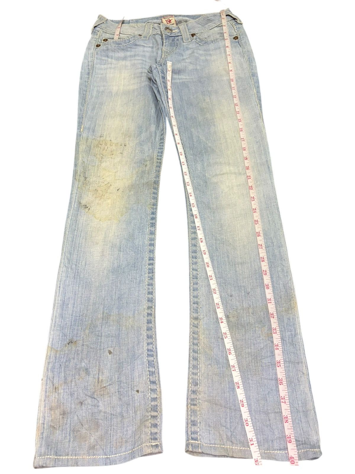 True Religion Vintage True Religion Mud Wash Low Rise Flare Jeans Size 27" / US 4 / IT 40 - 7 Thumbnail