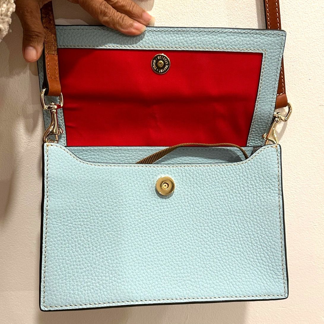 Dooney & Bourke Dooney & Bourke Pebble Grain Crossbody Caribbean Blue Size ONE SIZE - 6 Thumbnail