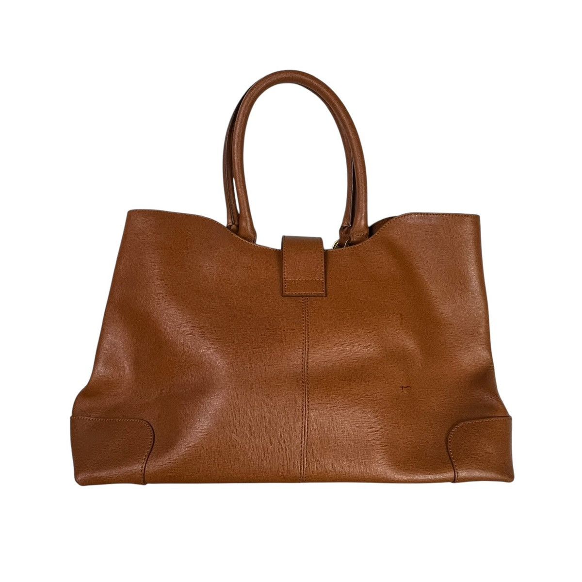 Fendi × Leather Fendi Brown Leather Chameleon Shopping Tote Bag Luxury Size ONE SIZE - 12 Thumbnail