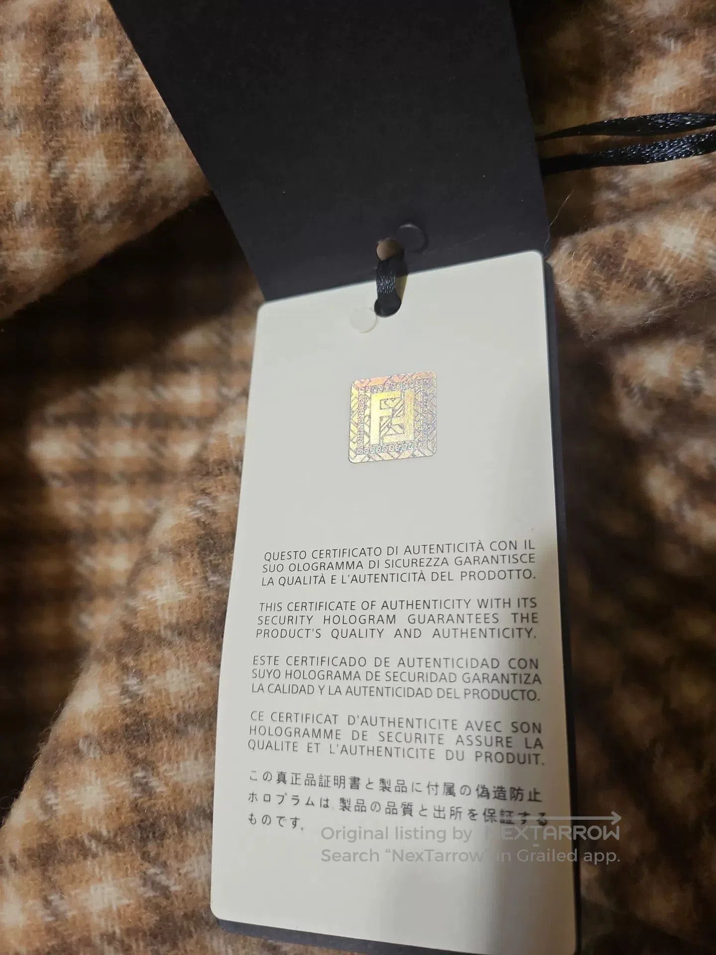Fendi fendi pure cashmere hooded shawl. Size M / US 6-8 / IT 42-44 - 7 Thumbnail