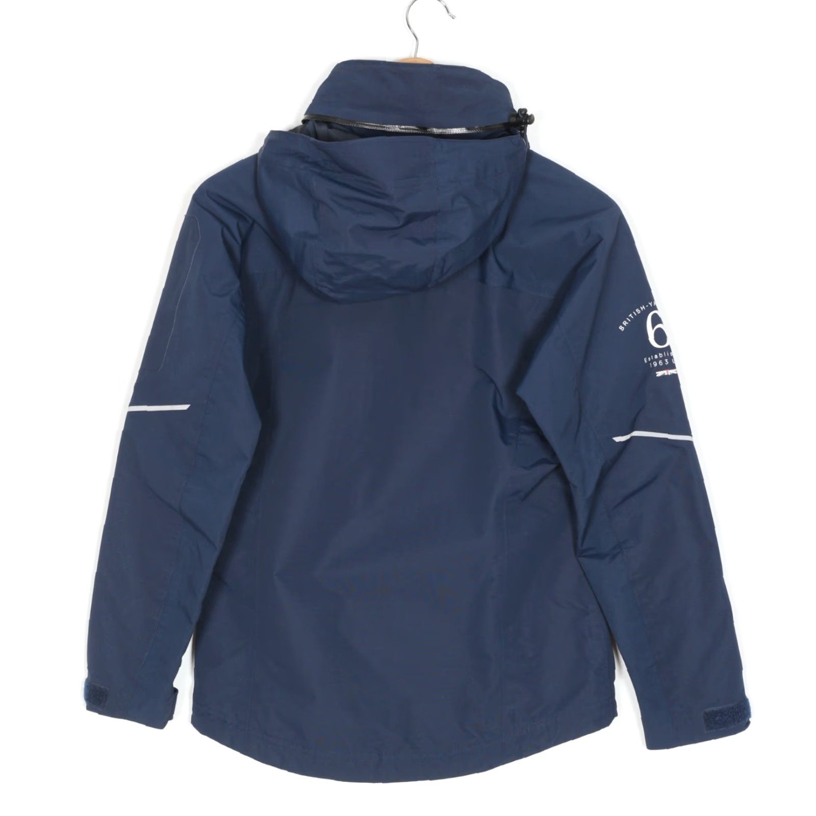 Henri Lloyd HENRI LLOYD Hooded Waterproof Sailing Jacket Women XS Blue MJ5742 Size XS / US 0-2 / IT 36-38 - 3 Thumbnail