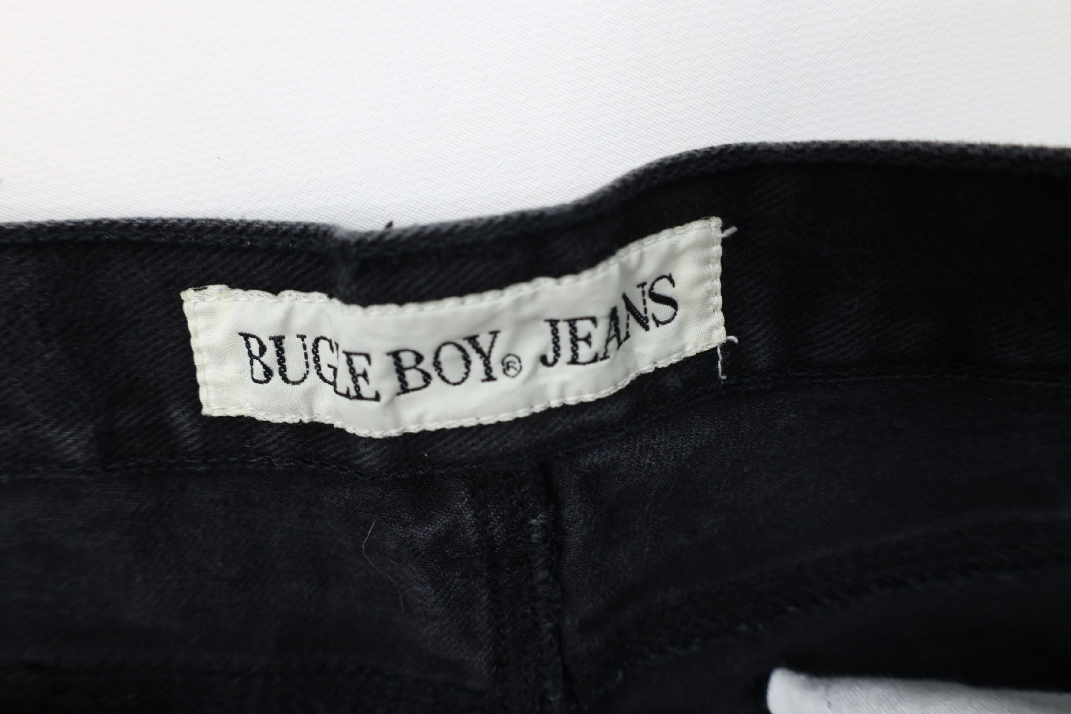 Vintage Vintage 90s Streetwear Relaxed Fit Tapered Leg Jeans Black Size US 34 / EU 50 - 9 Thumbnail