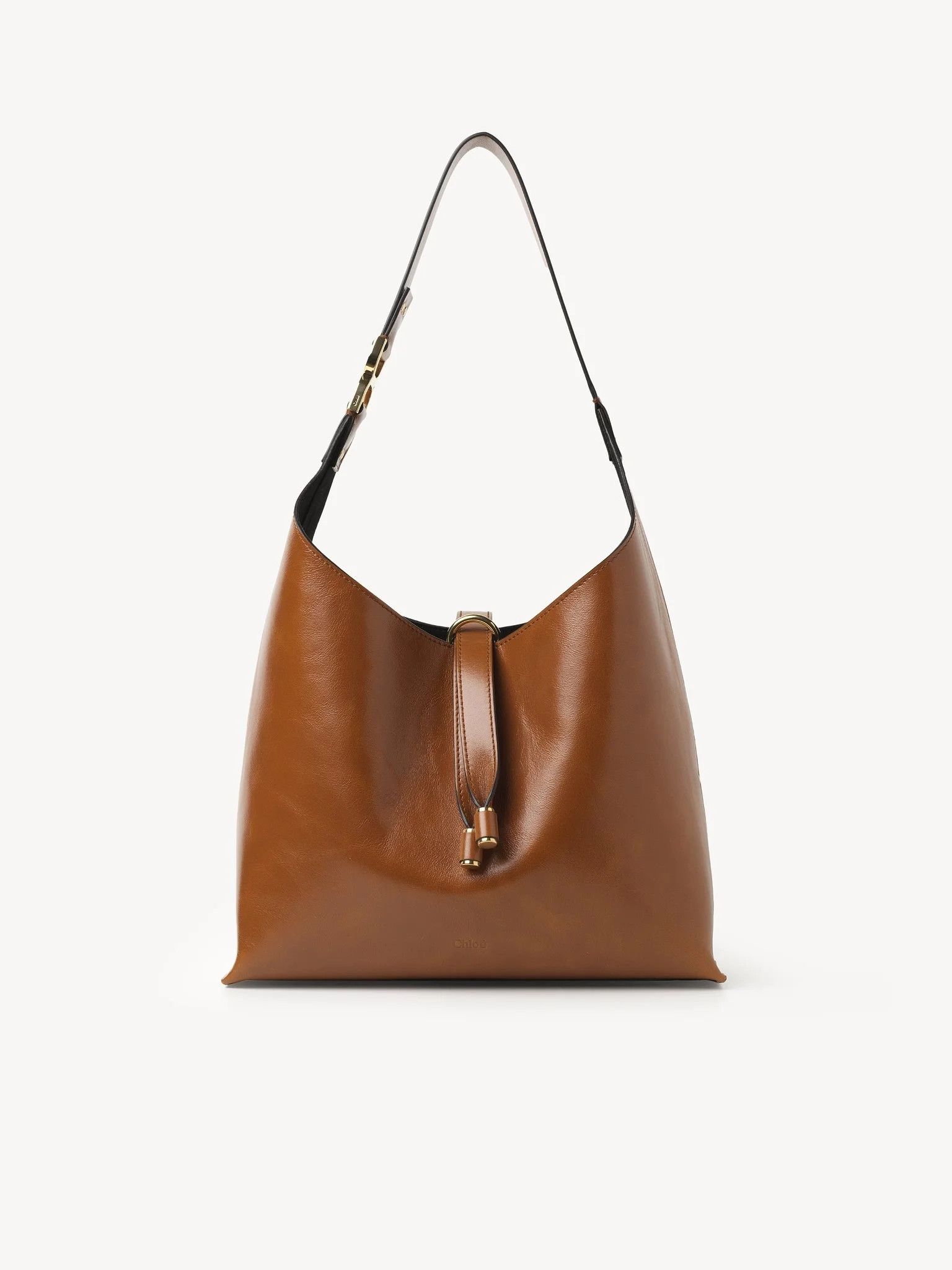 Chloe o1loc1c10226 Size: OS / Marcie Small Hobo Bag in Clay Brown Size ONE SIZE - 1 Thumbnail