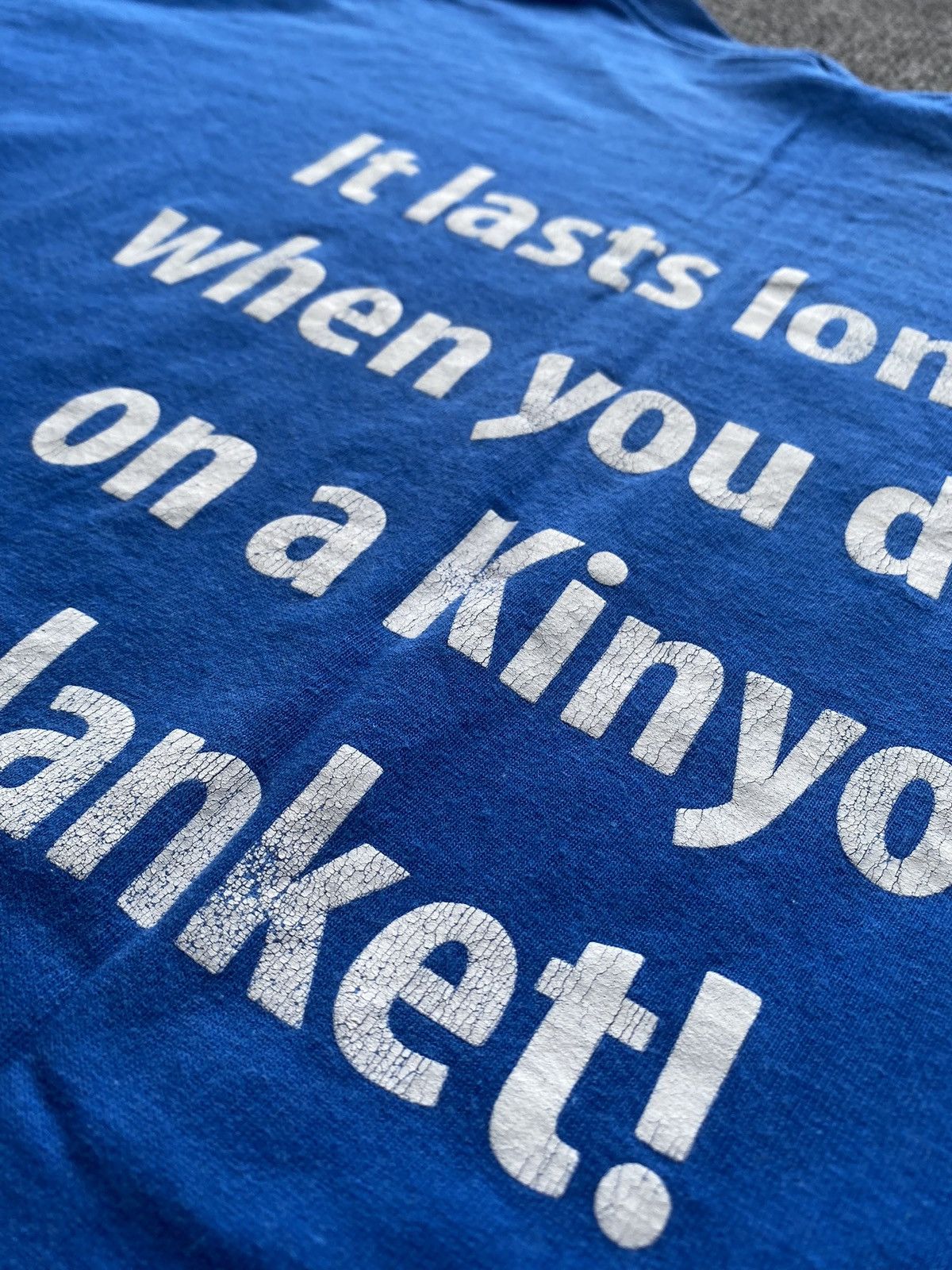 Other 🔥90s Kinyo Japanese Company Blue Faded tee rare Size US XL / EU 56 / 4 - 6 Thumbnail