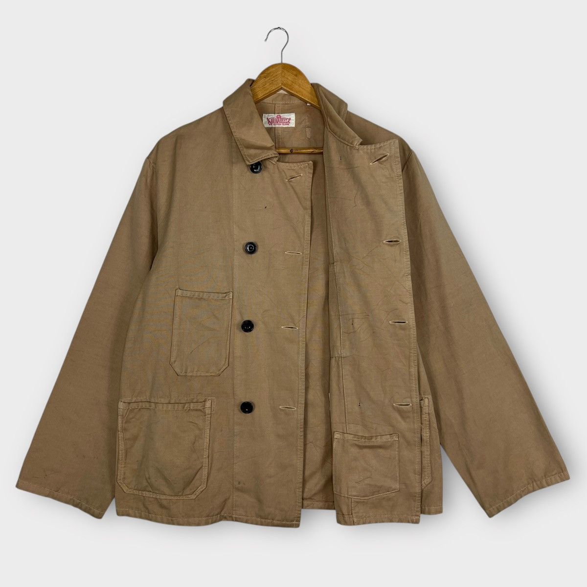 HOLLYWOOD RANCH MARKET 🔥 Pick Hollywood Rach Market Moleskin Double Breast Jacket Size US L / EU 52-54 / 3 - 5 Thumbnail