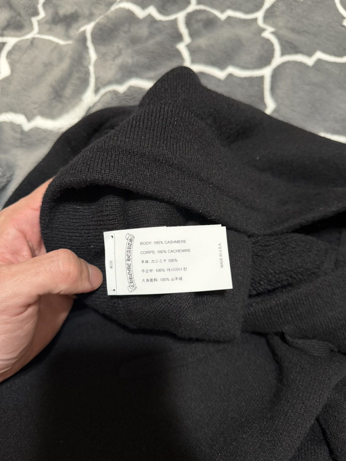 Chrome Hearts Chrome Hearts Embroidered Cashmere Sweatpants Size US 34 / EU 50 - 7 Thumbnail