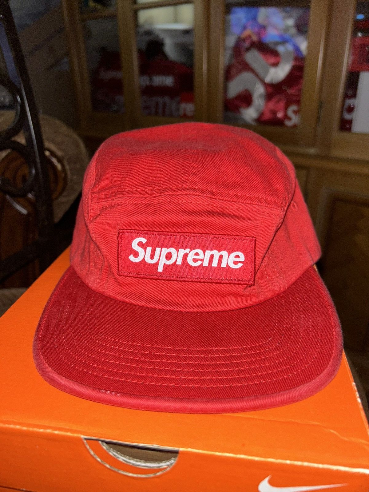 Supreme NEW FW18 Supreme Washed Chino Twill Camp Cap NEW WITH TAGS Size ONE SIZE - 1 Thumbnail