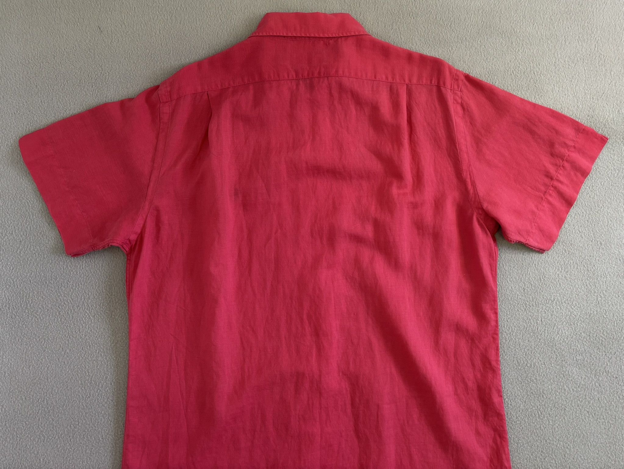 Polo Ralph Lauren Polo Ralph Lauren Red Linen shirt Medium Size US M / EU 48-50 / 2 - 10 Thumbnail