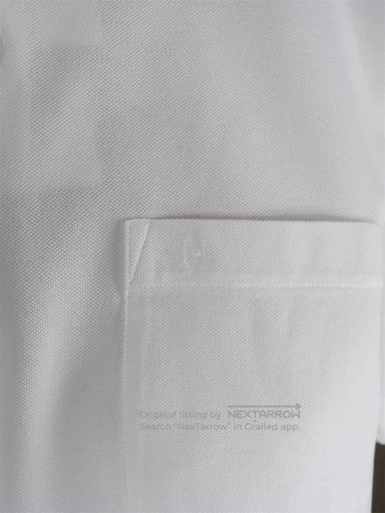 Hermes Hermes White Slim Fit Short Sleeve Polo Size US M / EU 48-50 / 2 - 4 Thumbnail