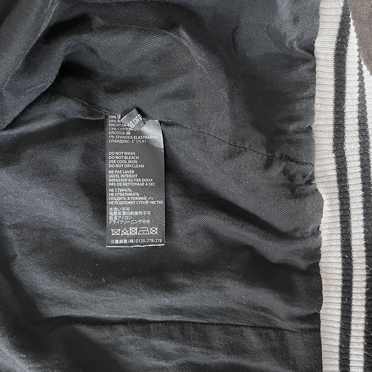 Haider Ackermann SS12 Haider Ackermann Linen Houndstooth Bomber Size US XL / EU 56 / 4 - 14 Thumbnail
