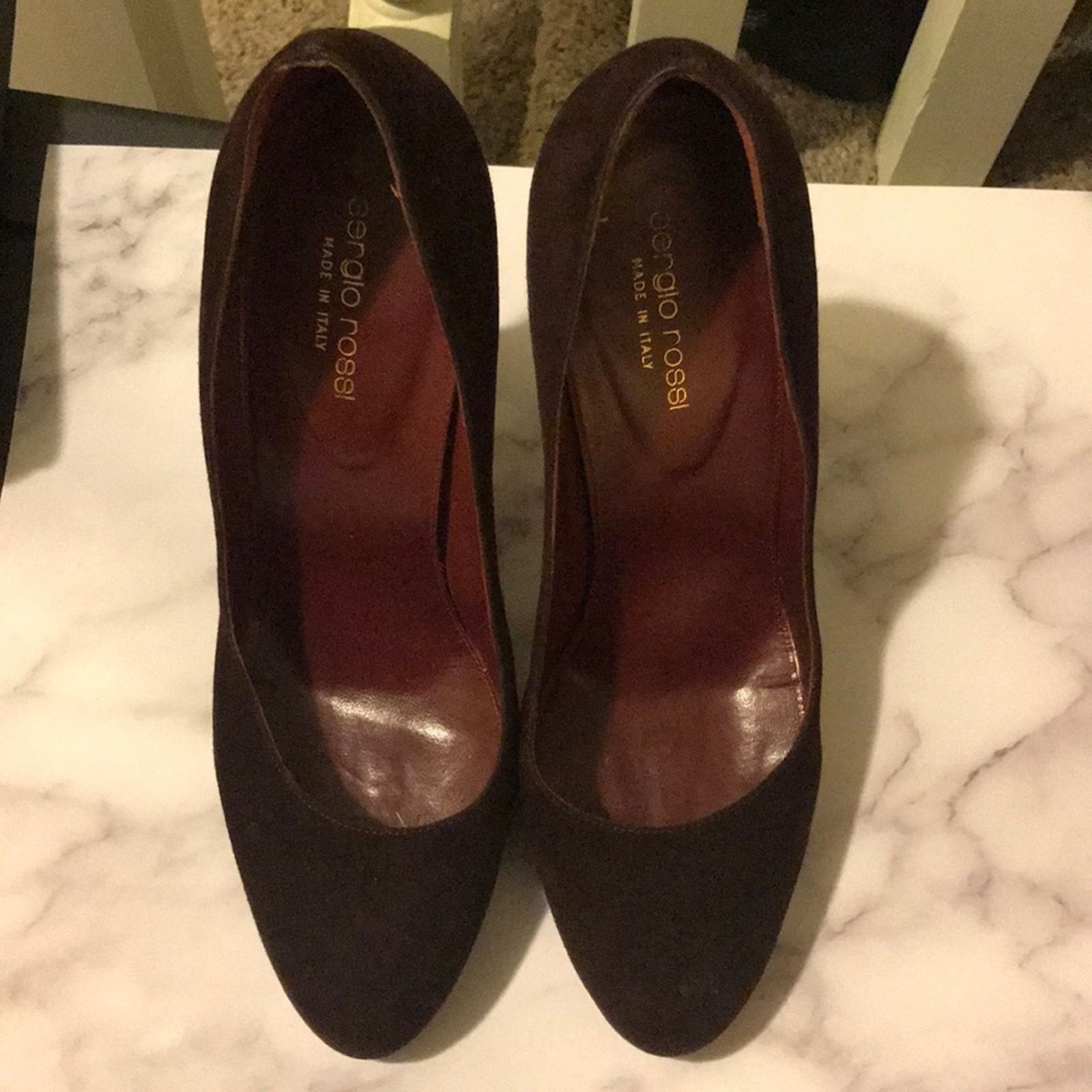 Sergio Rossi Sergio Rossi vero cucio suede italian pumps 39 Size US 8.5 / IT 38.5 - 10 Thumbnail
