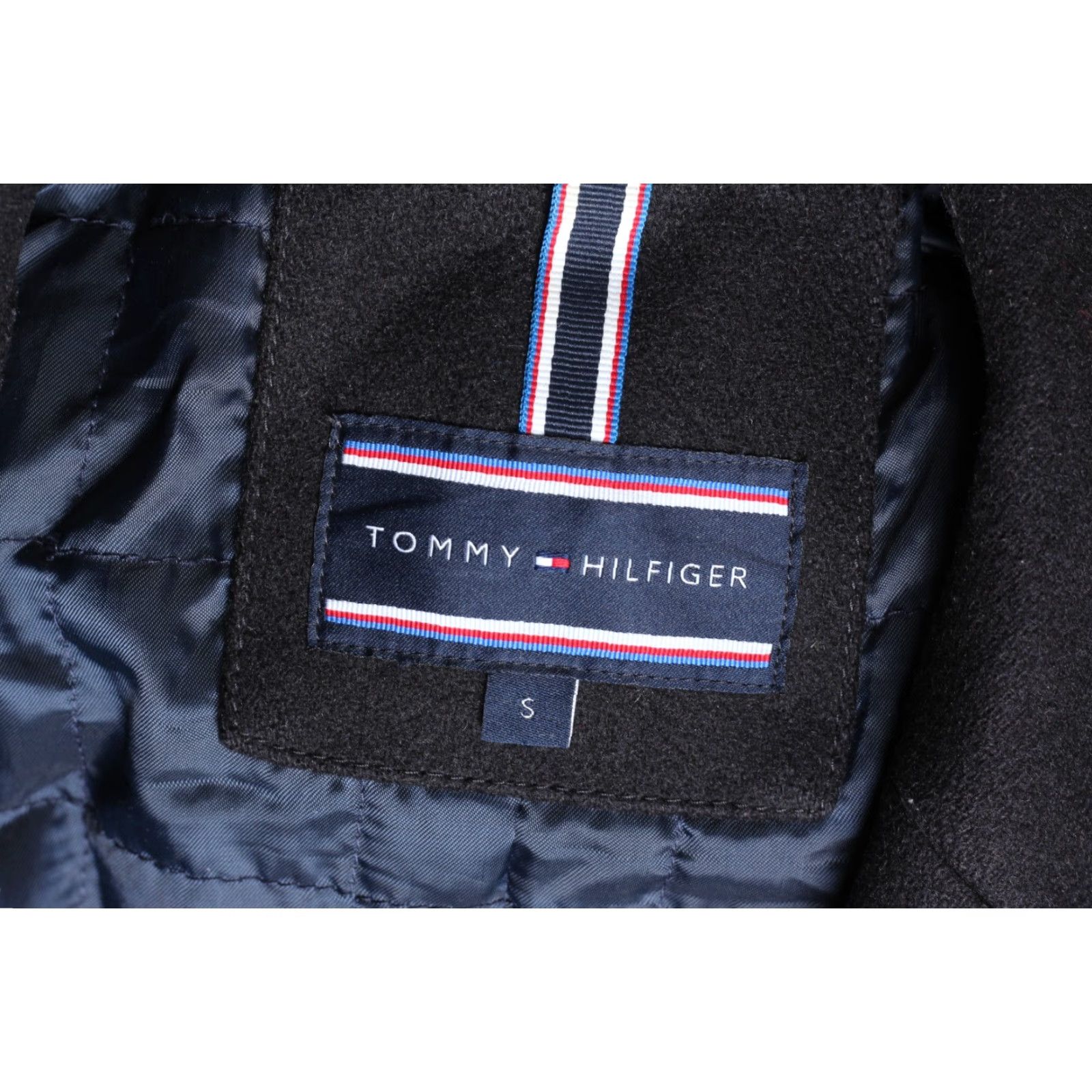 Tommy Hilfiger TOMMY HILFIGER Coat Men Size S Navy Wool Double Breasted Pea Coat Size S / US 4 / IT 40 - 5 Thumbnail