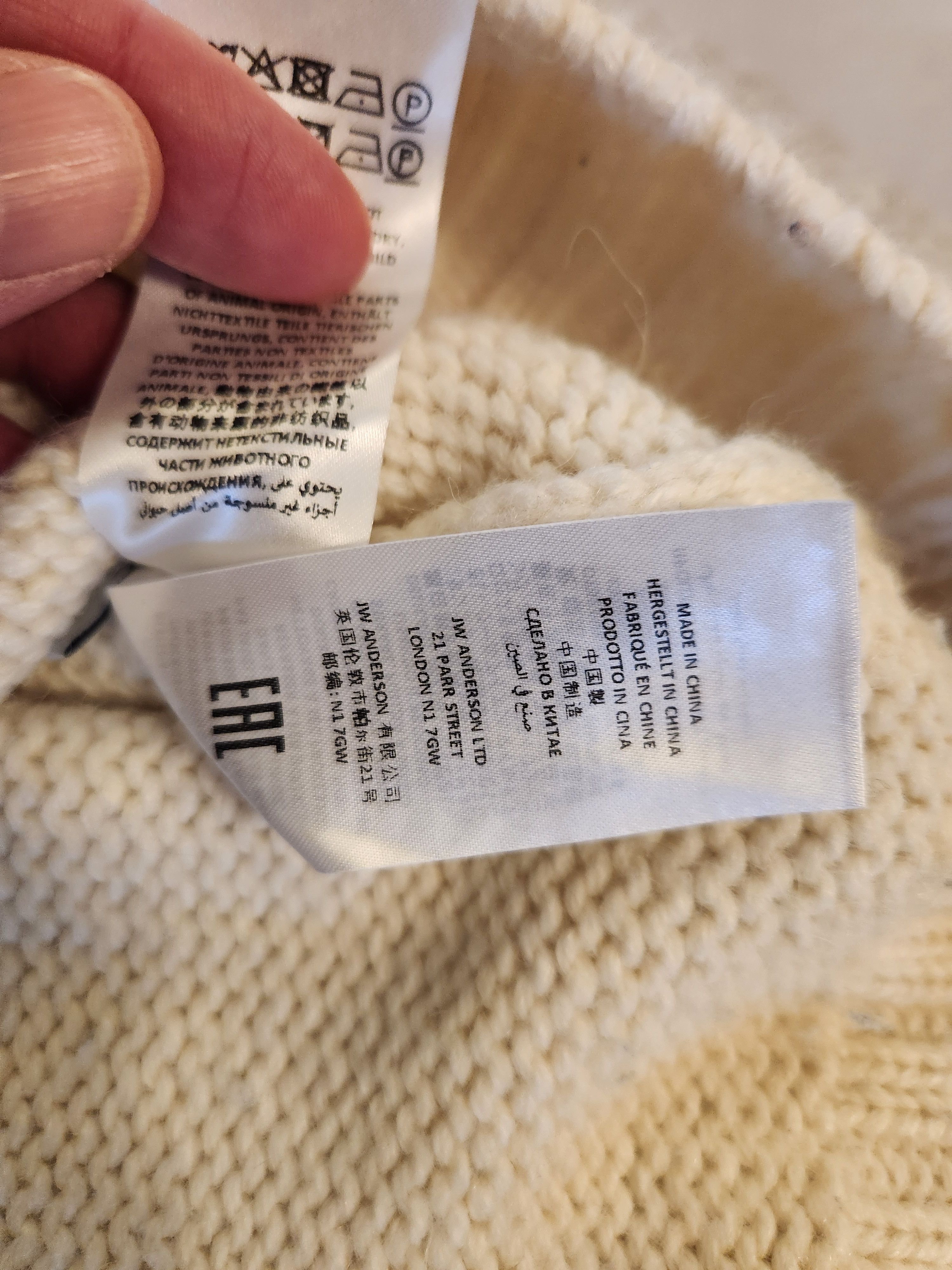 JW Anderson Contrast pocket sweater Size US L / EU 52-54 / 3 - 7 Thumbnail