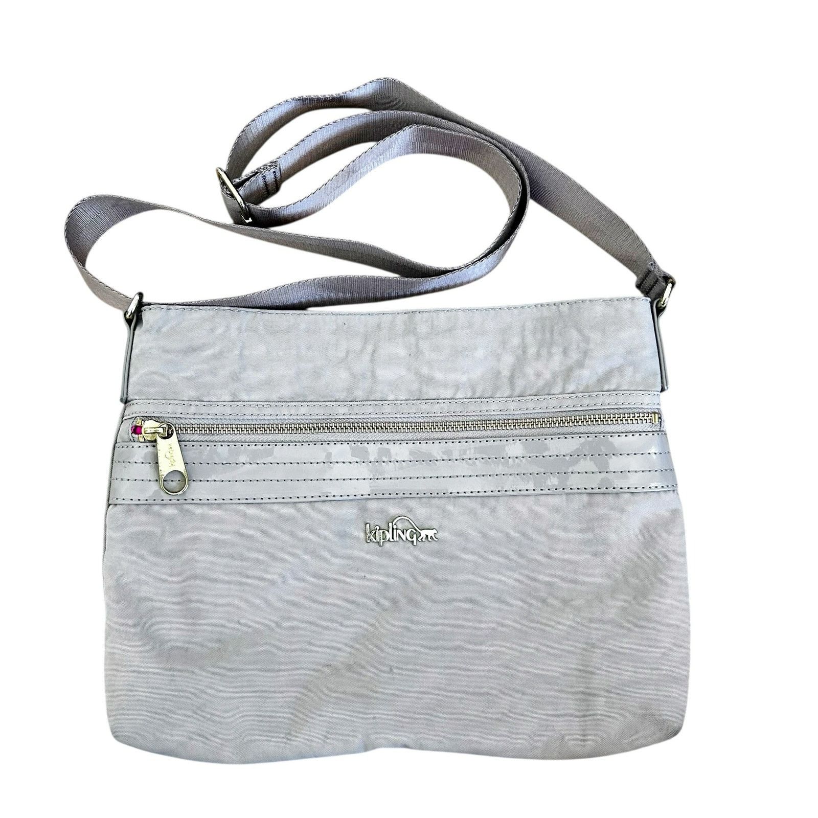 Other Kipling Gray Crossbody Bag Size ONE SIZE - 1 Thumbnail