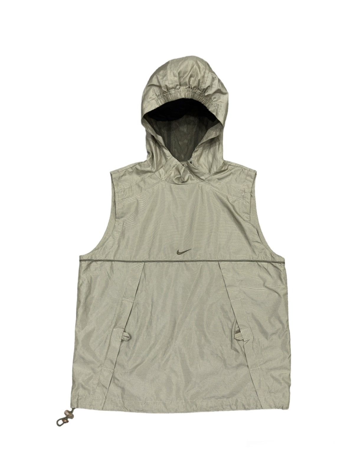 Nike Vintage Nike Swoosh Centre Sleeveless Gorpcore Jacket Size US S / EU 44-46 / 1 - 1 Thumbnail