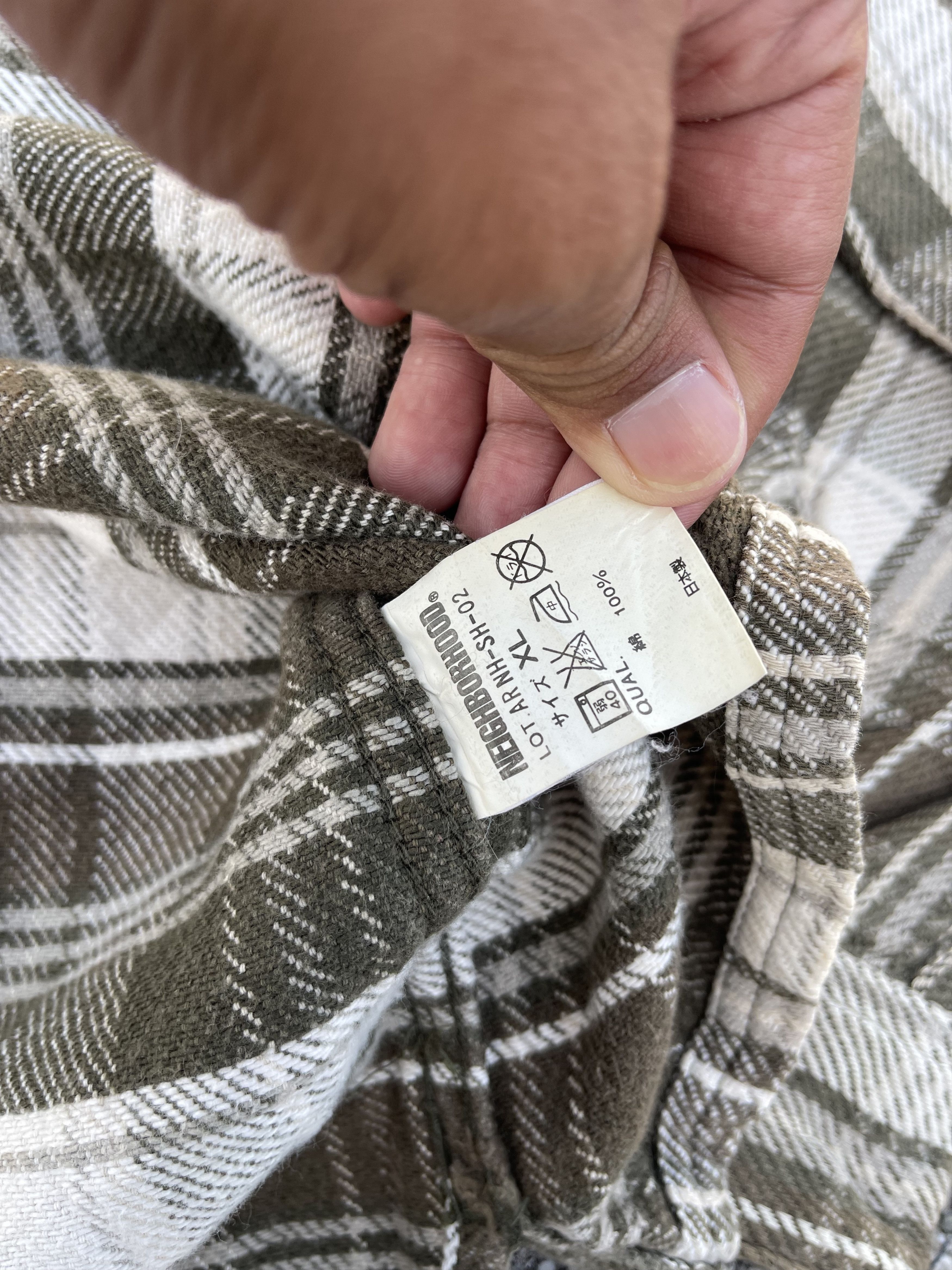 Neighborhood Neighborhood Heavy Flannel Check Shirt US Men's XL Size US XL / EU 56 / 4 - 12 Thumbnail