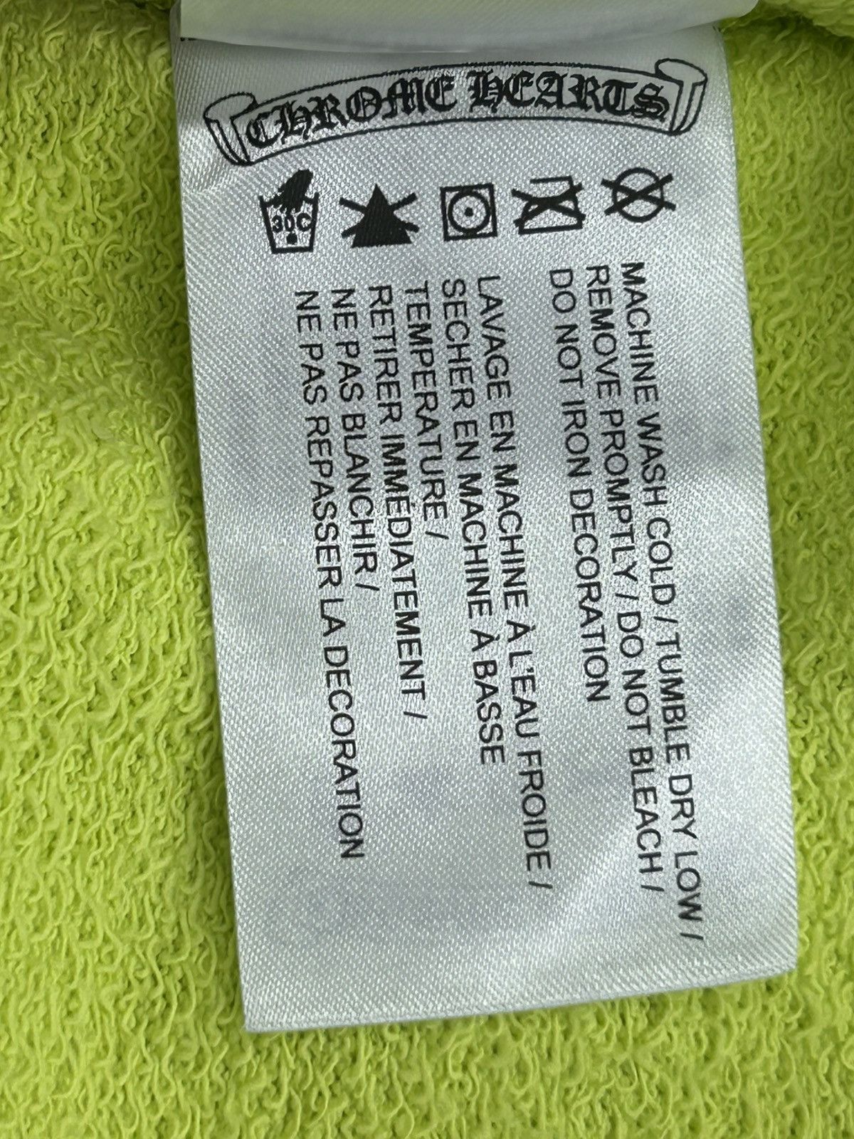 #39211 Chrome Hearts Matty Boy “Link” Crewneck (Lime)
